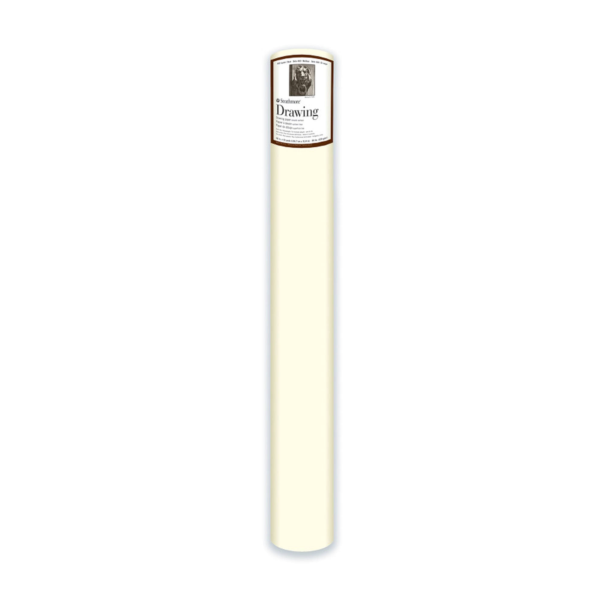 Smooth Cream White Drawing Paper Roll, 42 in. x 10 yd.