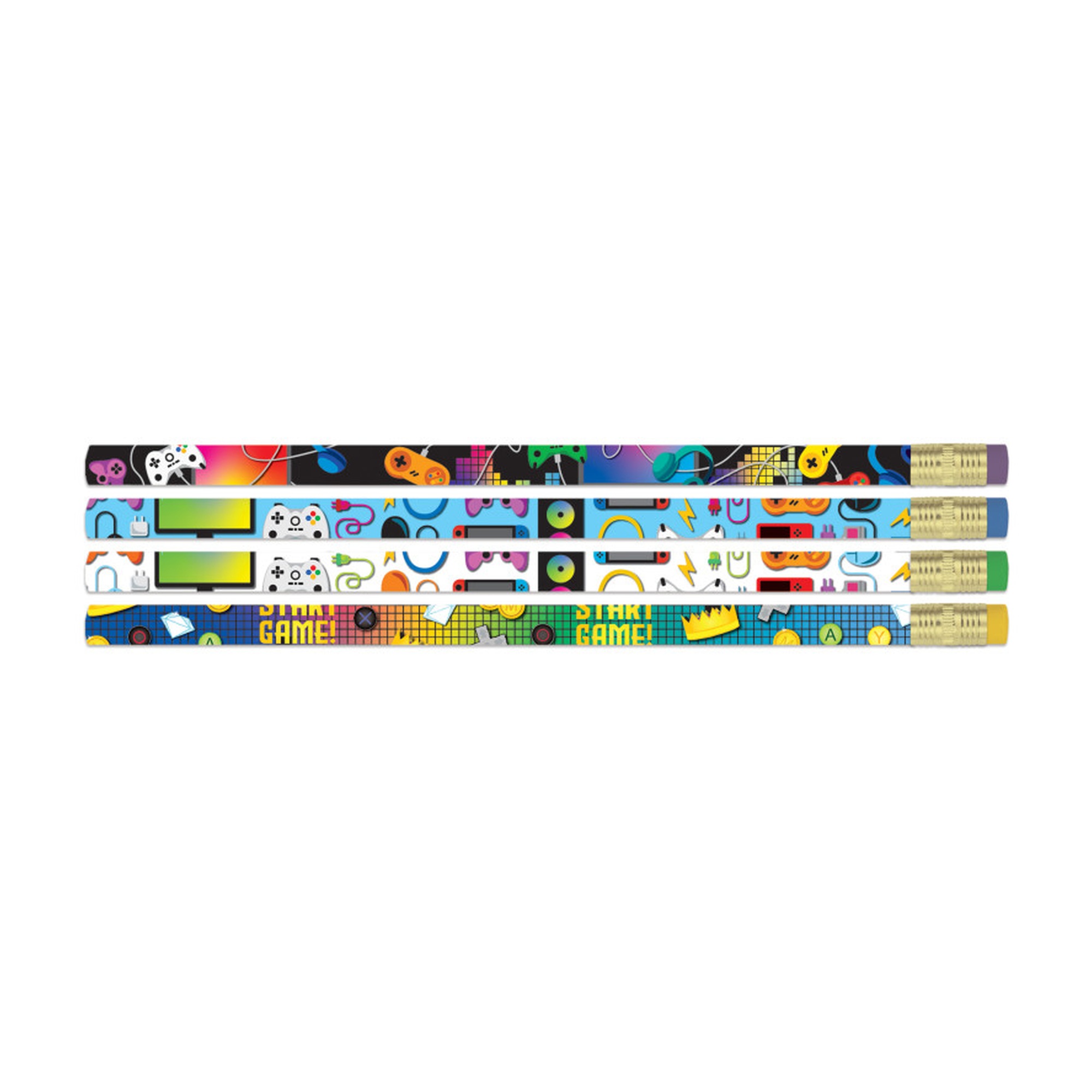 Game On Graphic Pencils, 144 Count