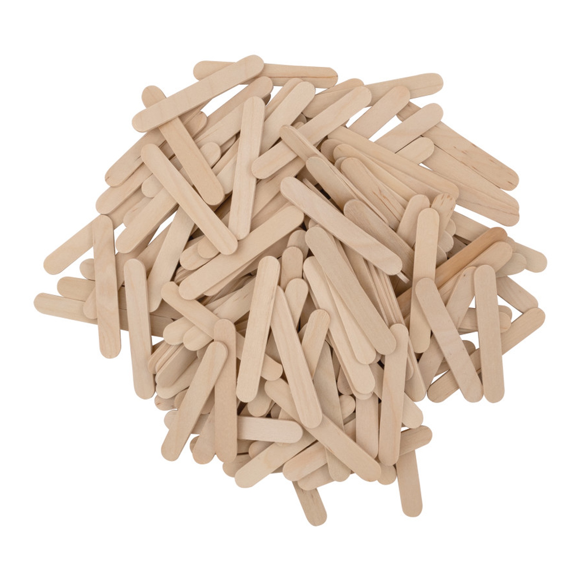 Junior Natural Wood Craft Sticks, 150-Pack