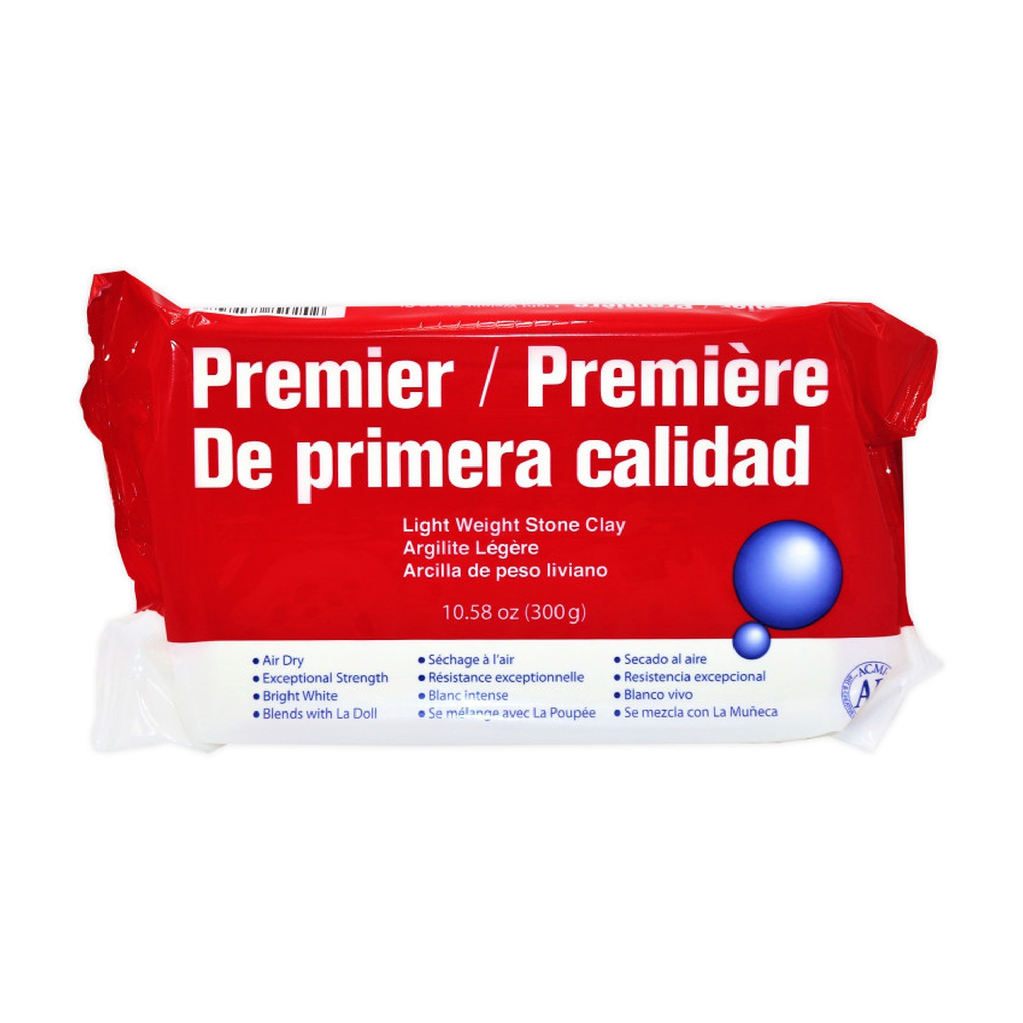 Premier Lightweight White Stone Modeling Clay, 10.58 oz