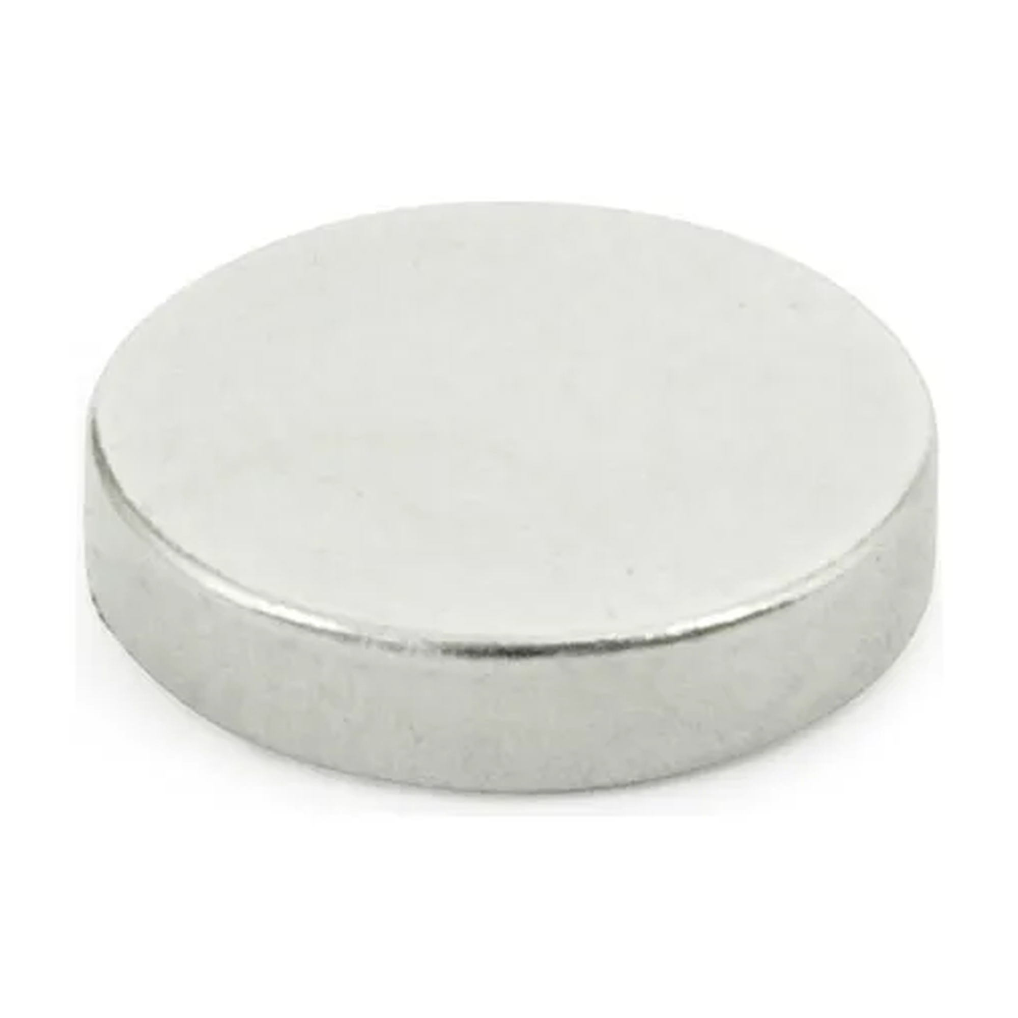 Solid Disk-Shaped Raw Neodymium Magnet, 0.59 in. Diameter
