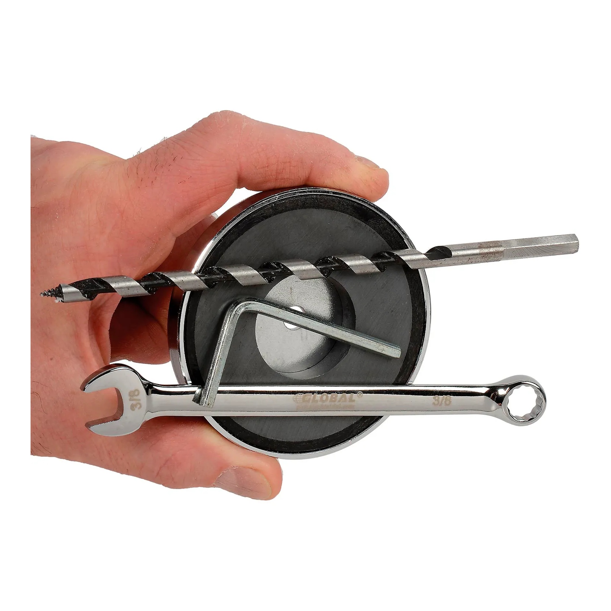 Set of heavy-duty magnetic bases