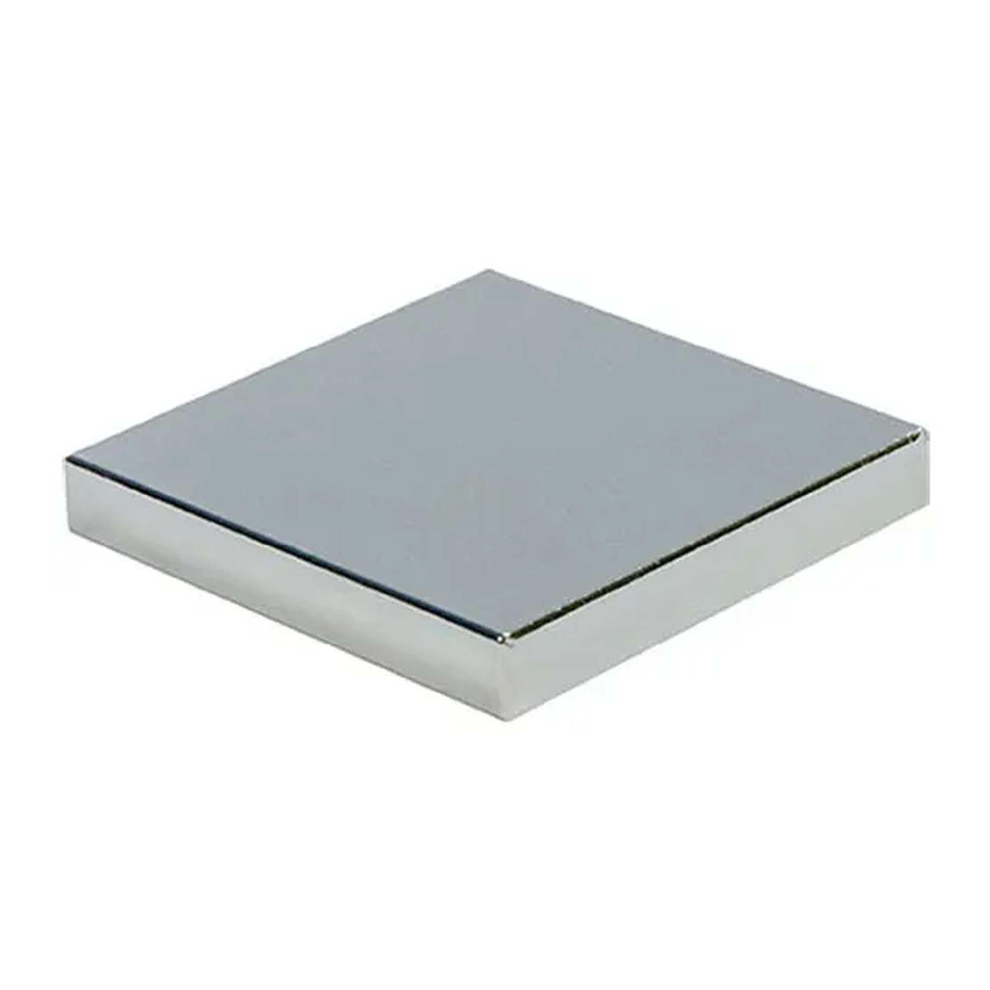 Rectangular Rare Earth Magnet, 0.12 in. Thick x 1 in. W x 1 in. L