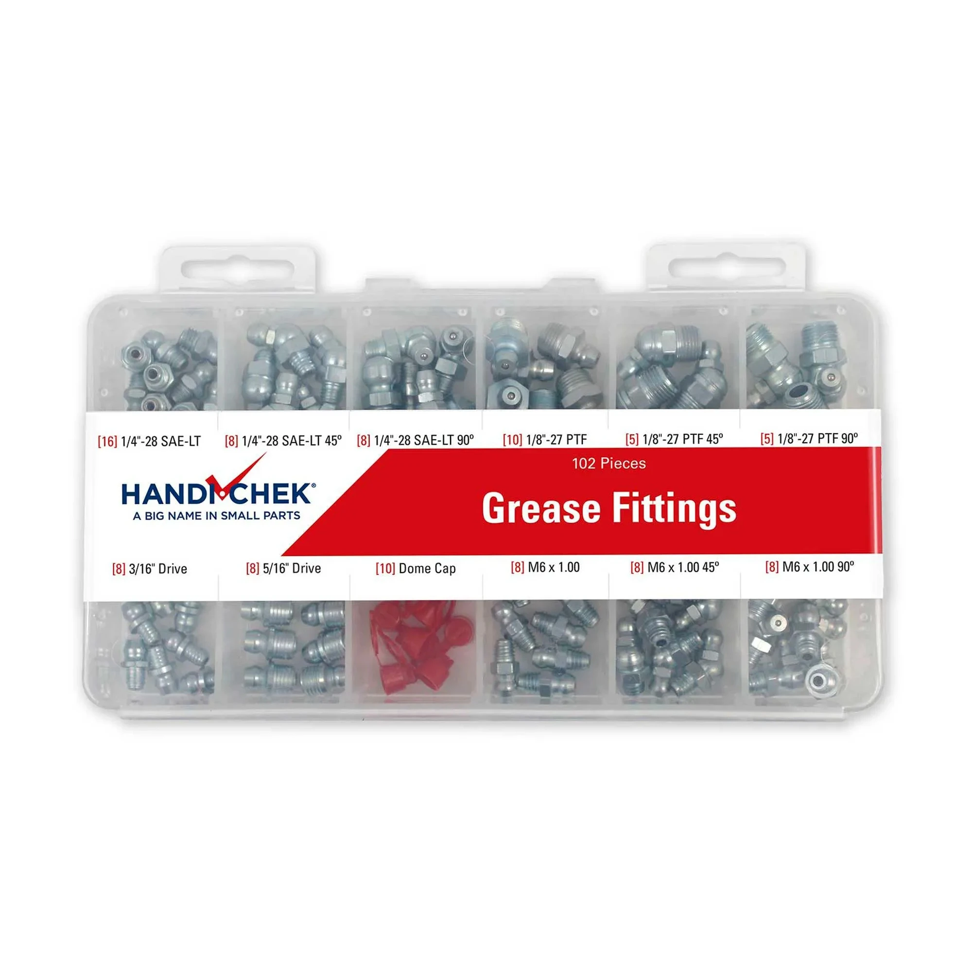102-Piece Grease Fitting Assortment