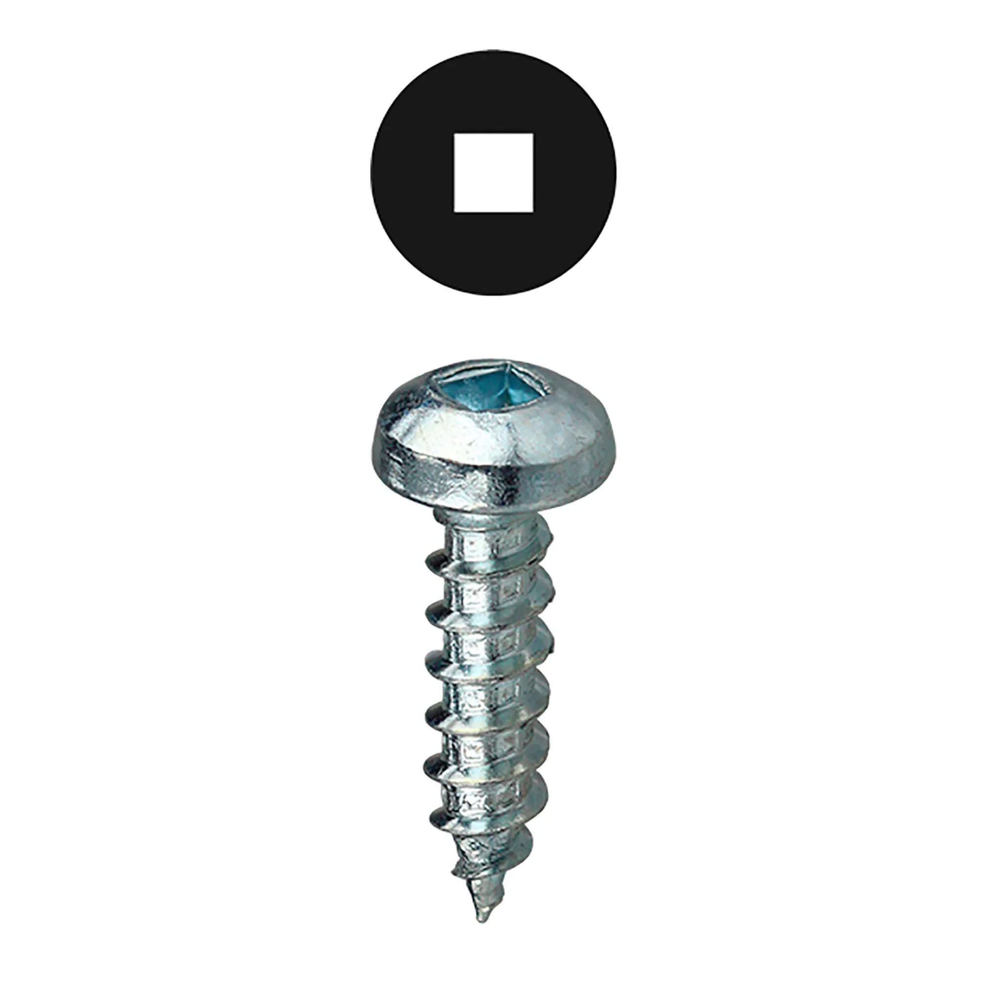 #6 Square Drive Pan Head Sheet Metal Screw Kit, Assorted Sizes
