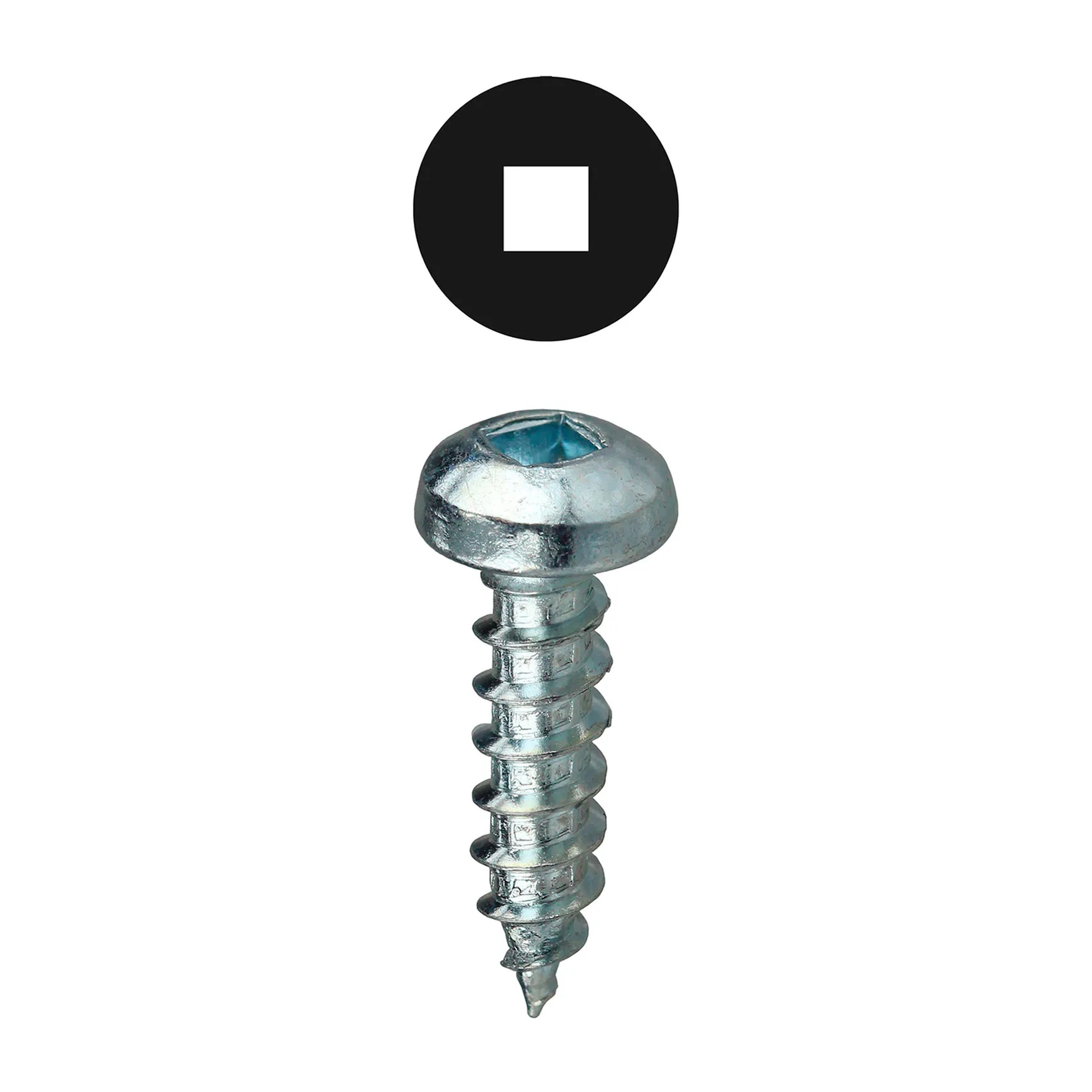 #10 x 1 in. Square Drive Pan Head Sheet Metal Screws, 400-Pack