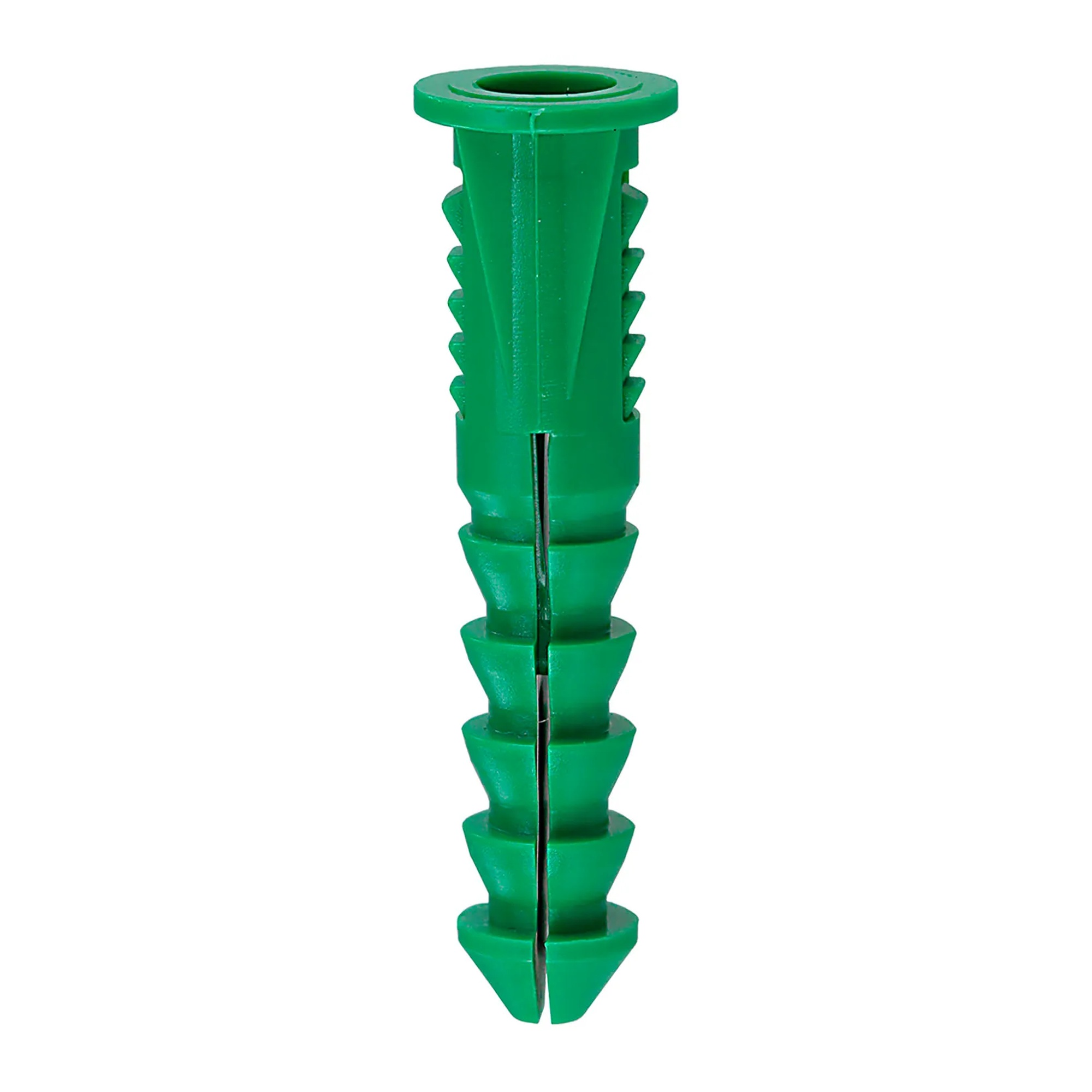 Winged Plastic Anchors for #12, #14 and #16 Screws, Green, 50-Pack