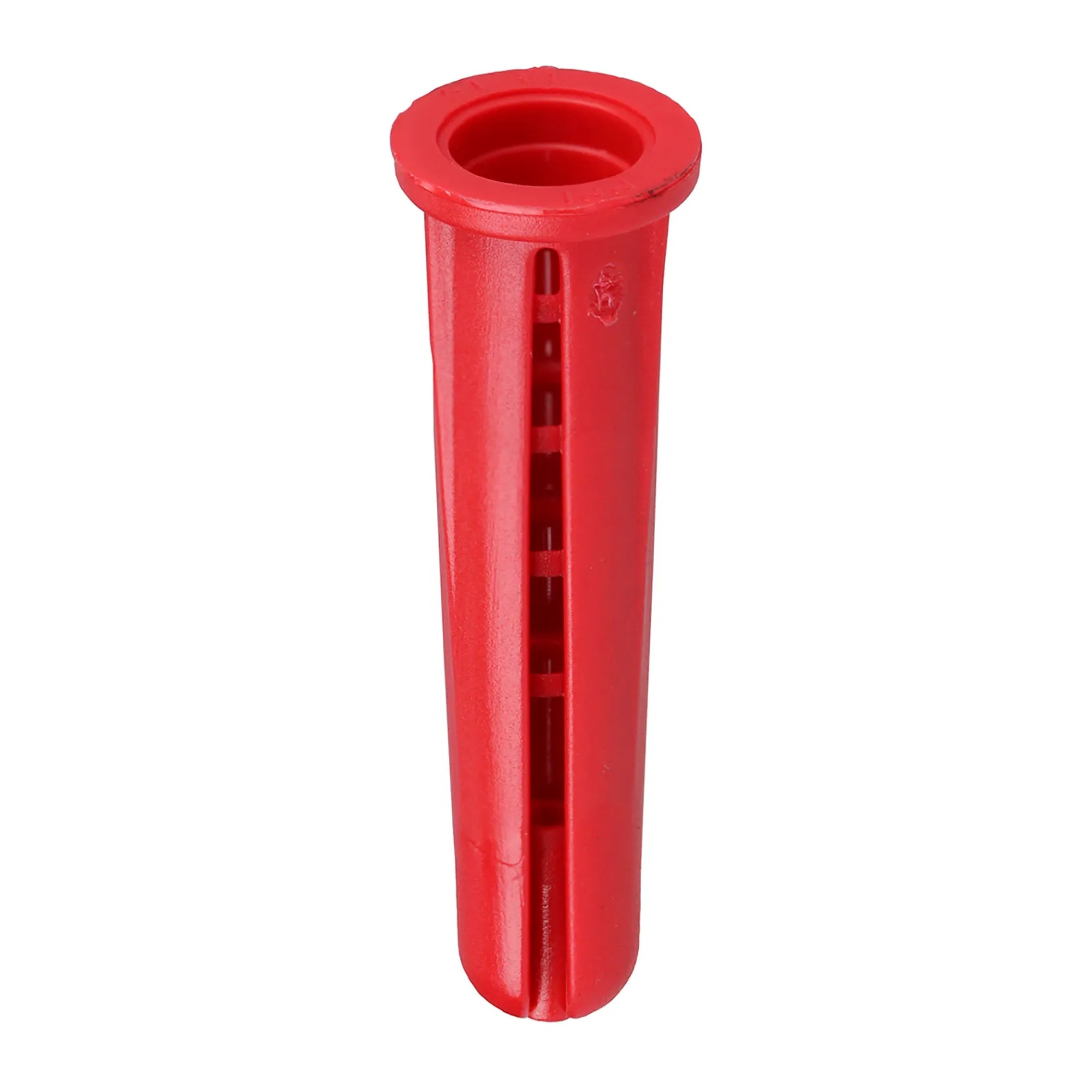Red Conical Plastic Anchors for #6, #8 and #10 Screws, 100-Pack