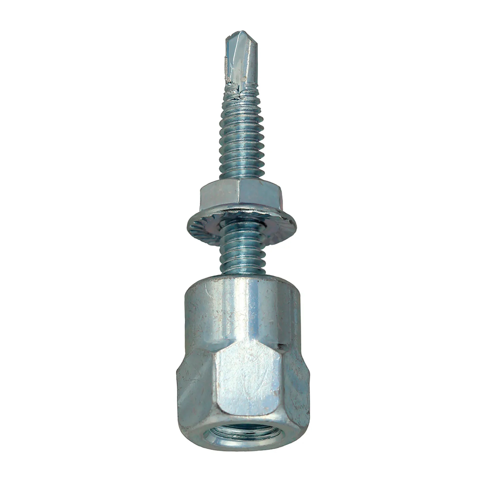 Self-Drilling Bottom-Mount Rod Hanger, 3/8 in.-16, 100-Pack