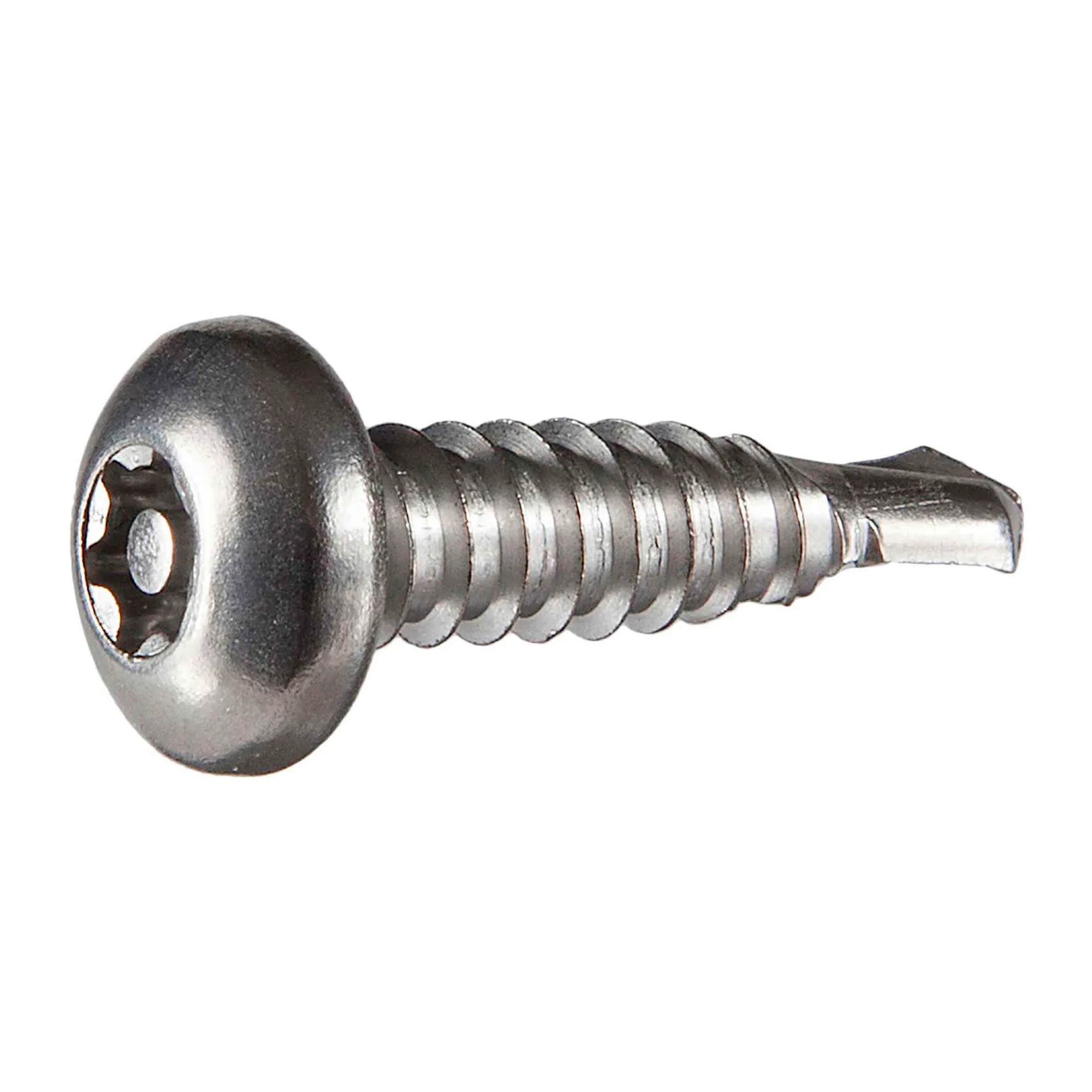 #8AB x 1 in. Tamper-Resistant Self-Drilling Pan Head Screws, 410 Stainless Steel, 100-Pack