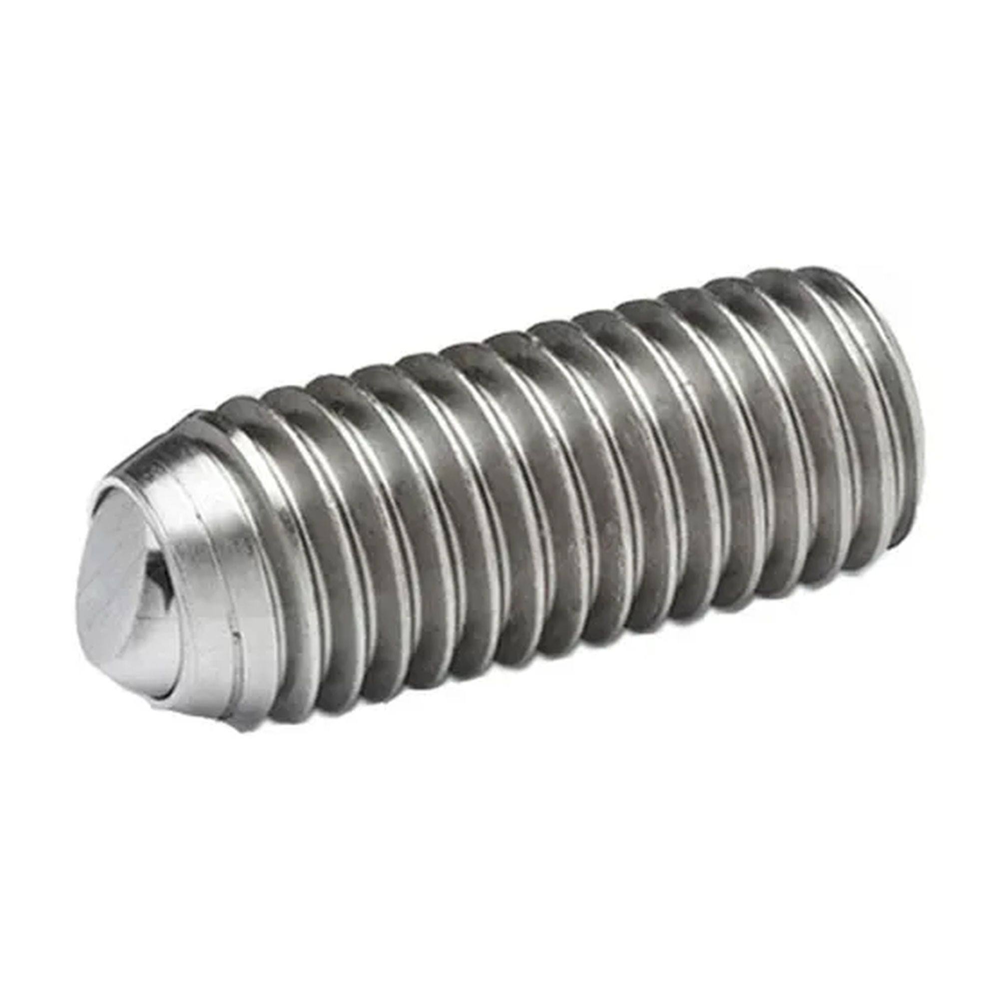 Flat Ball Set Screw, 10-32 Thread, 5/8 in. Thread Length