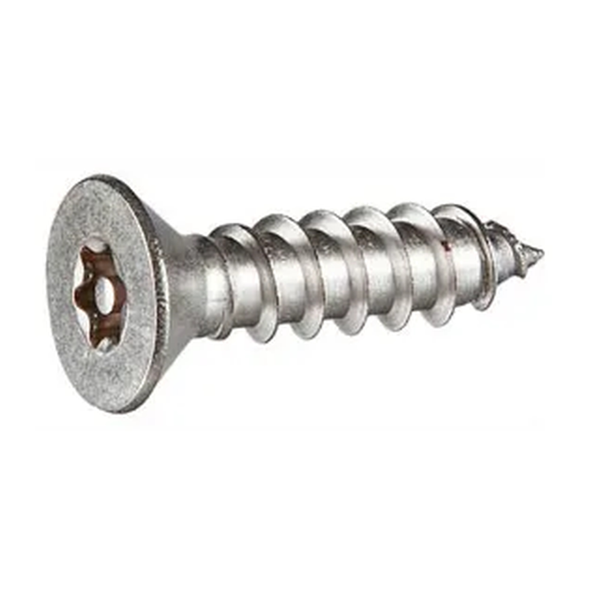 #8AB x 1-1/4 in. Flat Torx Security Sheet Metal Screws, Steel, Black Oxide, 100-Pack