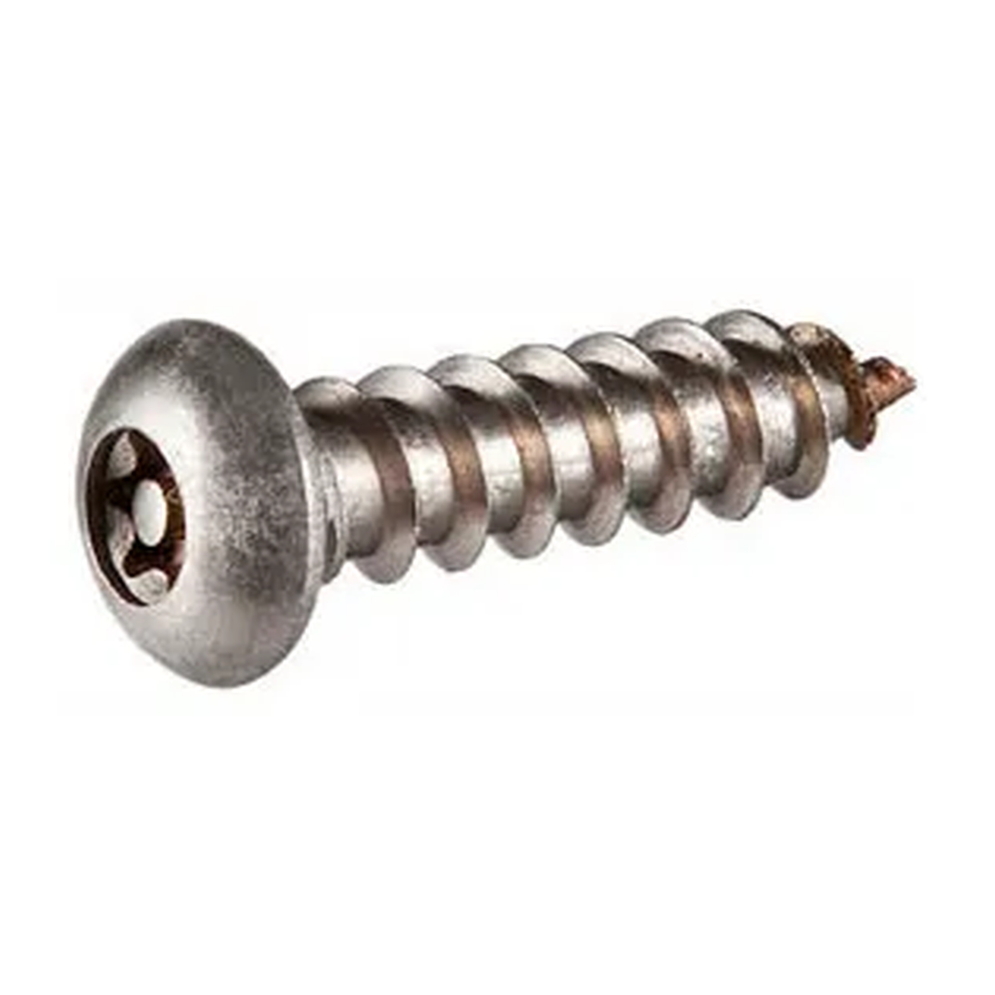 #6AB x 1/2 in. Security Sheet Metal Screws, Button Torx Head, 100-Pack