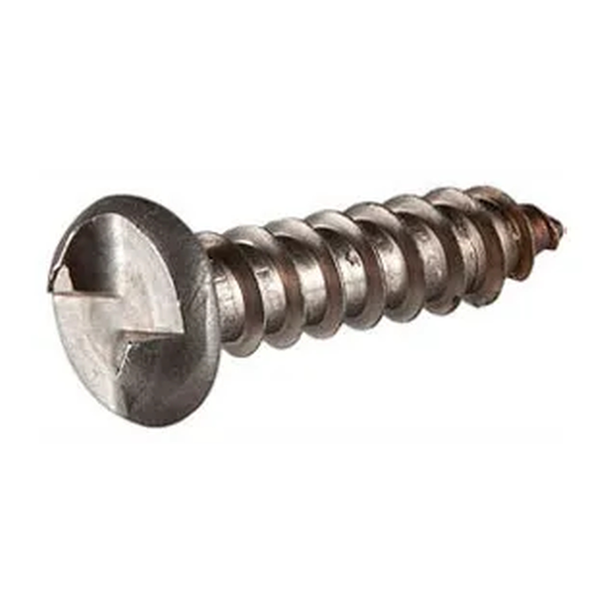 #10 x 1-1/2 in. One-Way Round Head Security Sheet Metal Screws, 18-8 Stainless Steel, 100-Pack