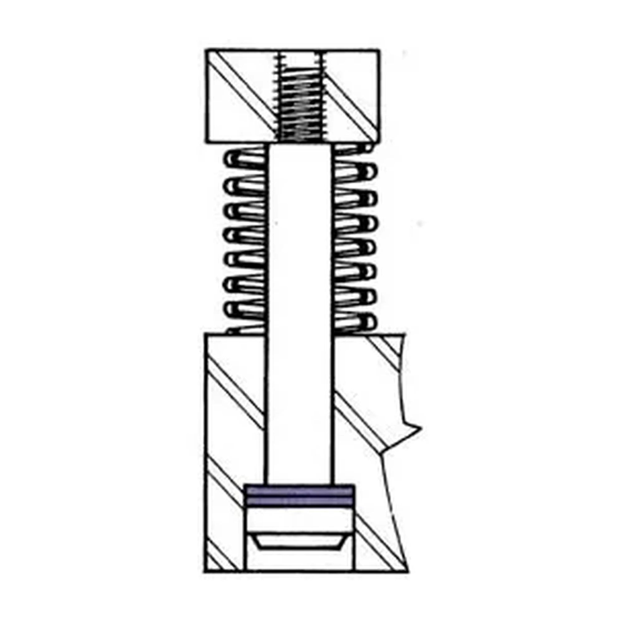 8 mm Shoulder Screw Shortening Shim, 0.40 mm Thick, 25-Pack
