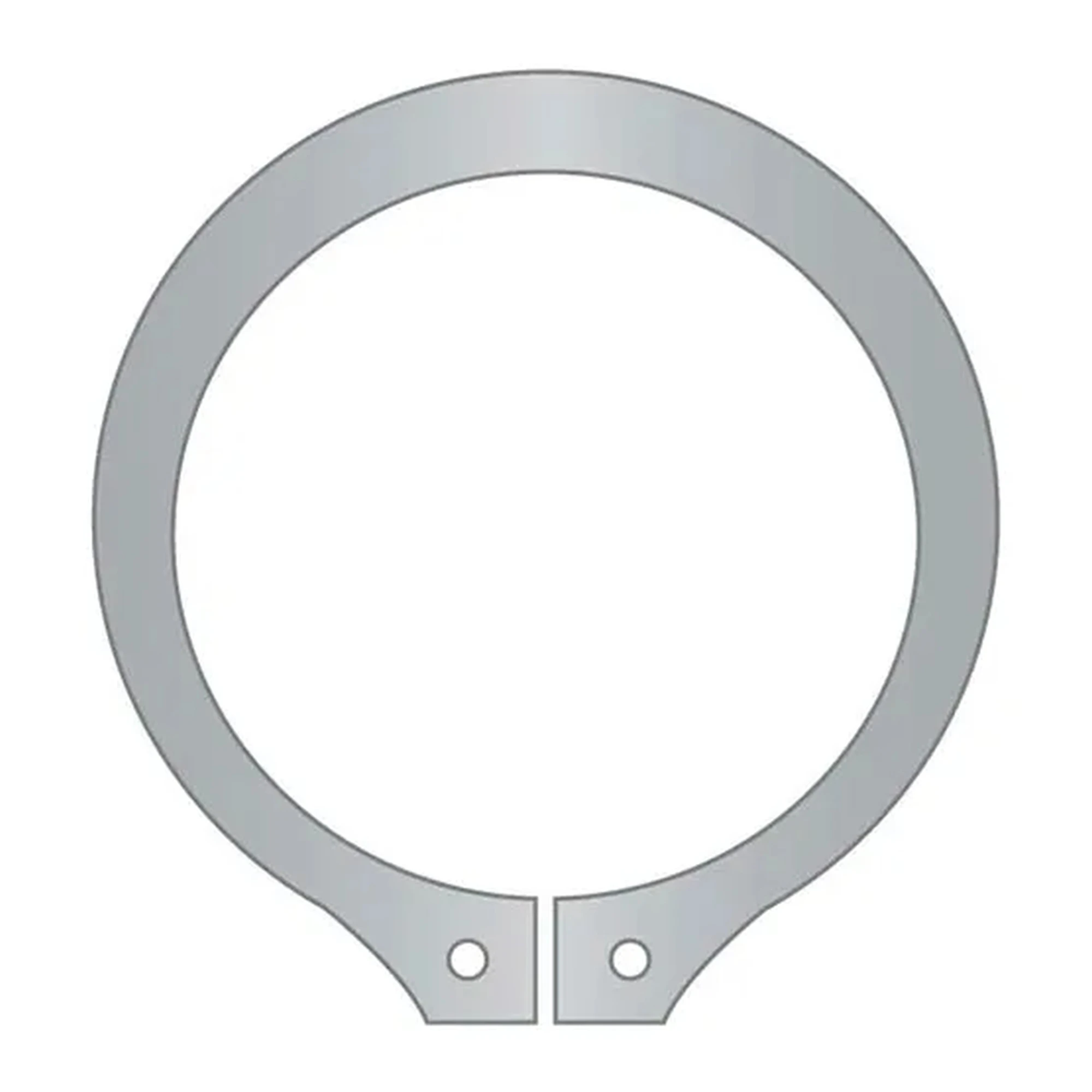 12 mm Standard-Duty External Snap Ring, Stainless Steel