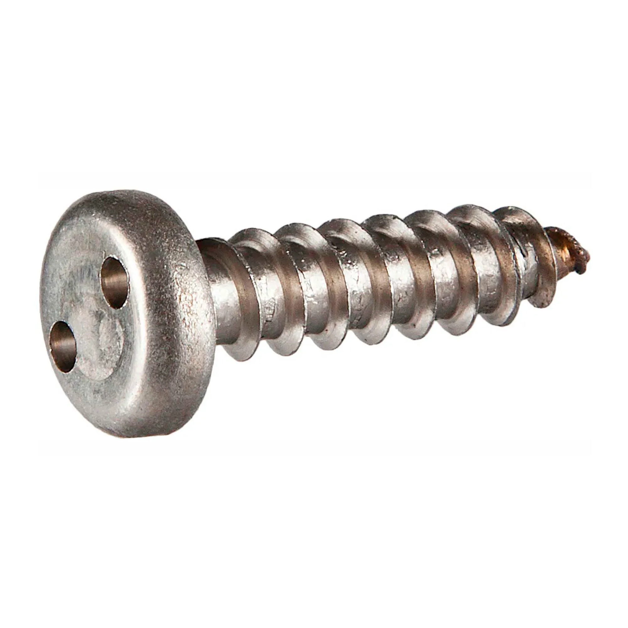 #12 x 1-1/2 in. Spanner Drive Pan Head Sheet Metal Screws, 18-8 Stainless Steel, 100-Pack