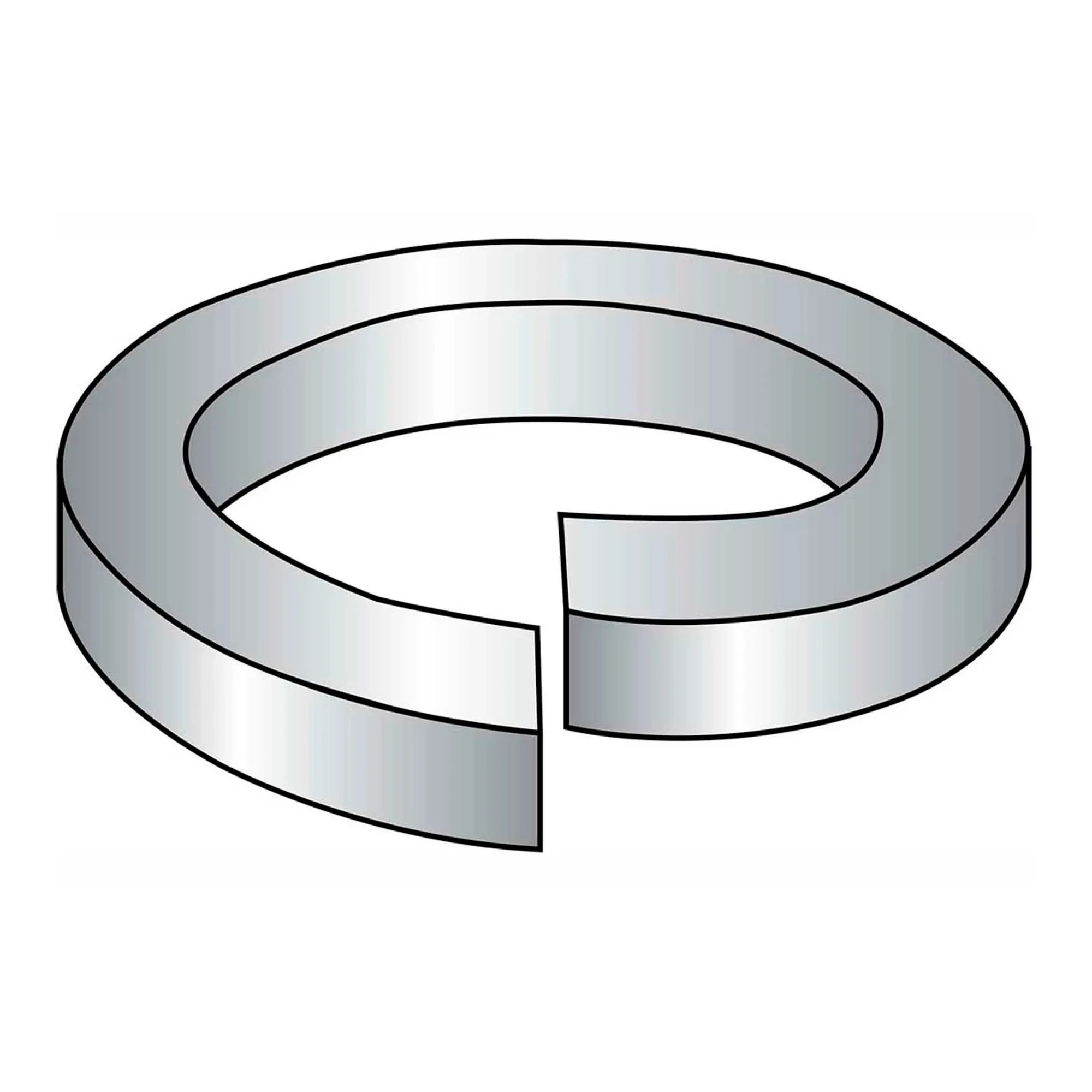 1/2 in. Steel Zinc Split Lock Washer