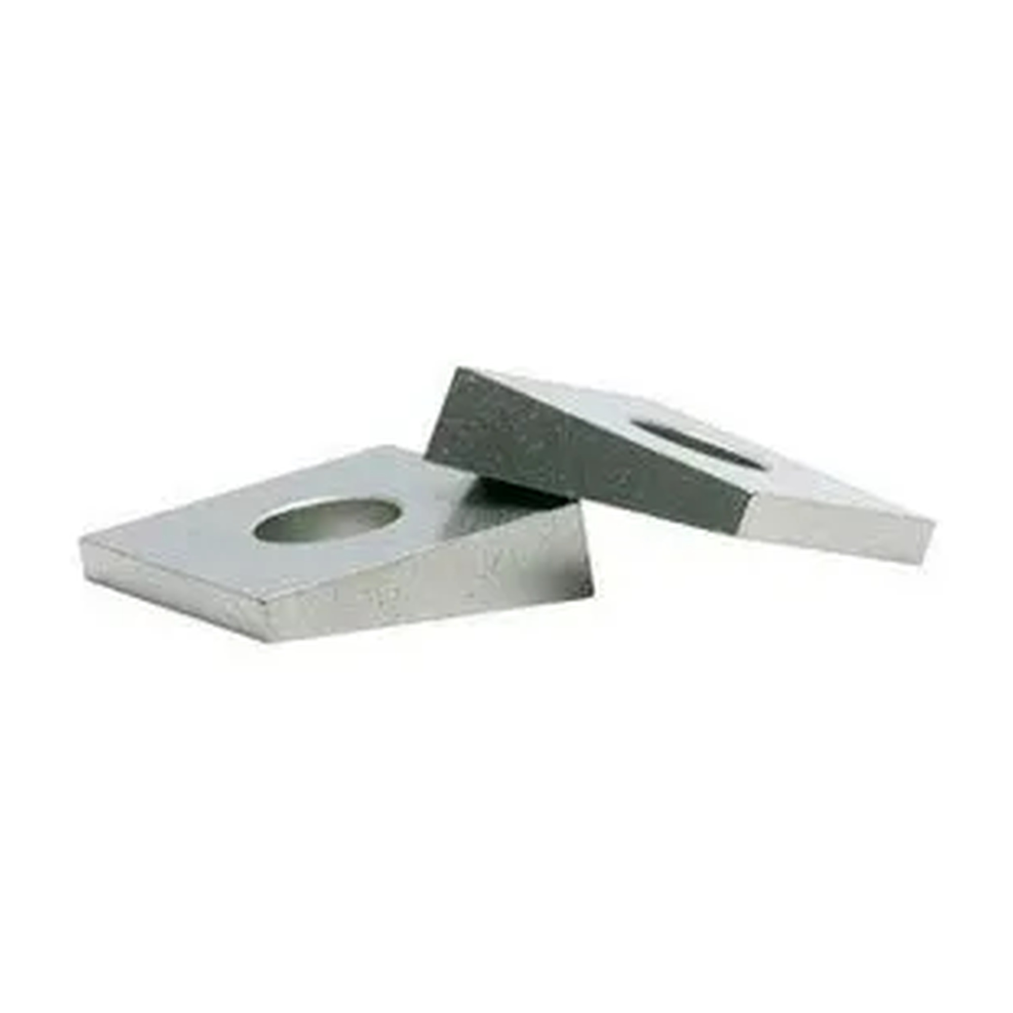 1/2 in. Malleable Beveled Square Washer, Galvanized Steel, 25-Pack
