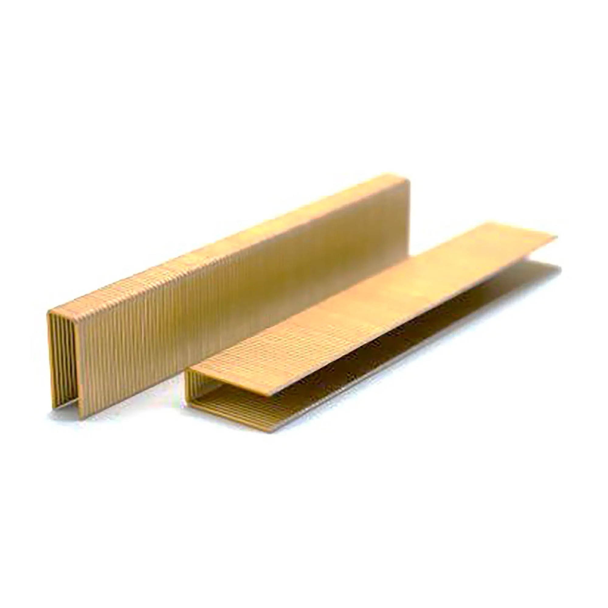 16 gauge galvanized steel staples with 1/2 inch medium crown and 2 inch length