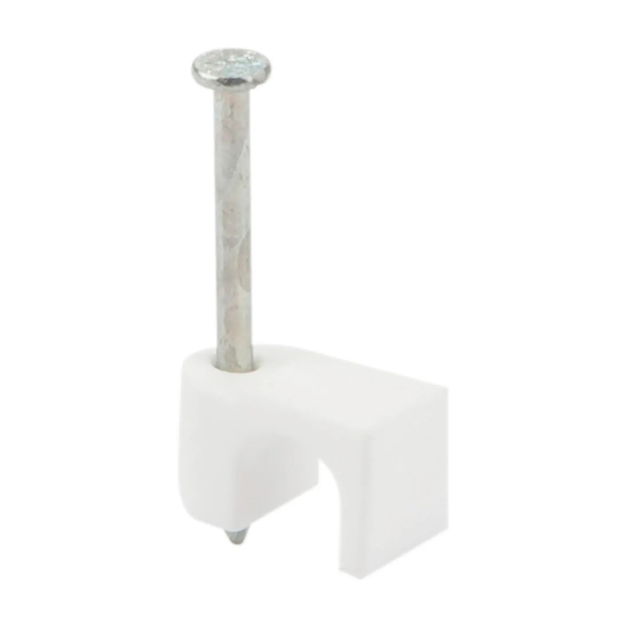 1/4-Inch White Coaxial Cable Straps, 4,000-Pack
