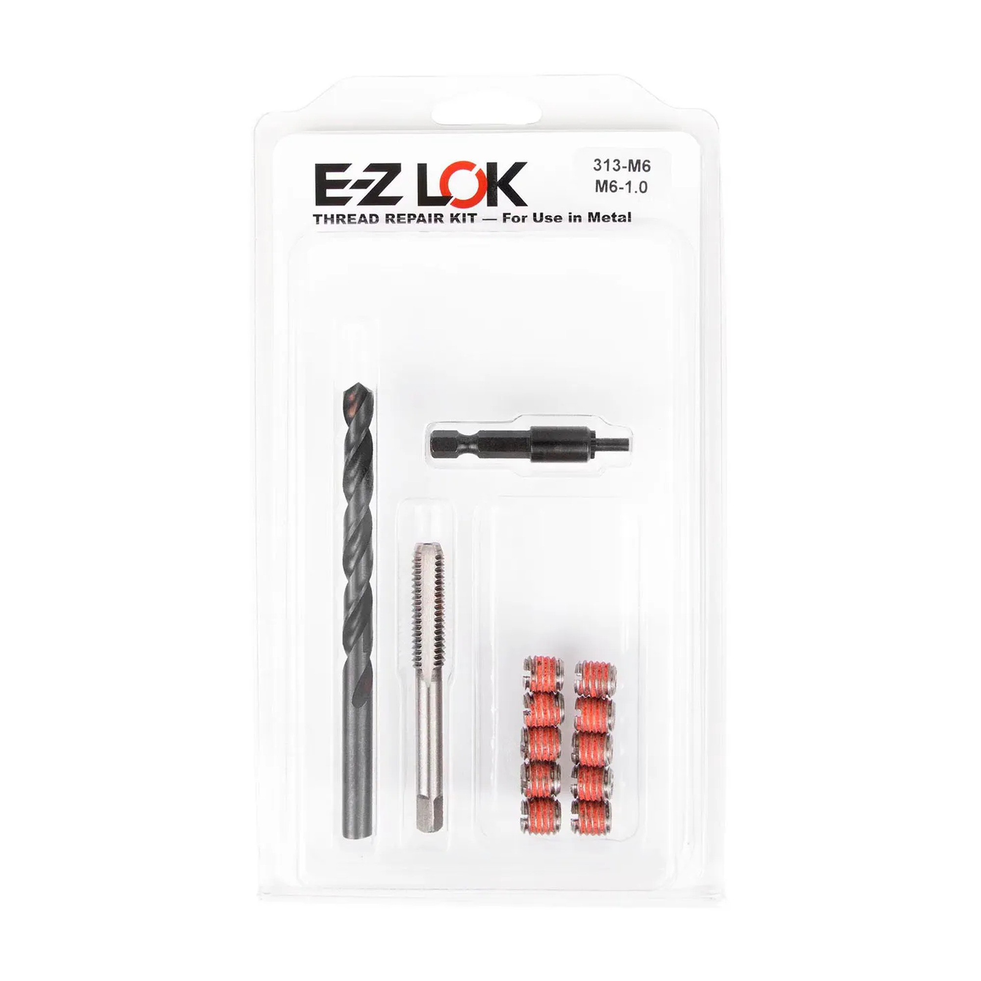 M6-1.0 thin-wall stainless steel thread repair kit