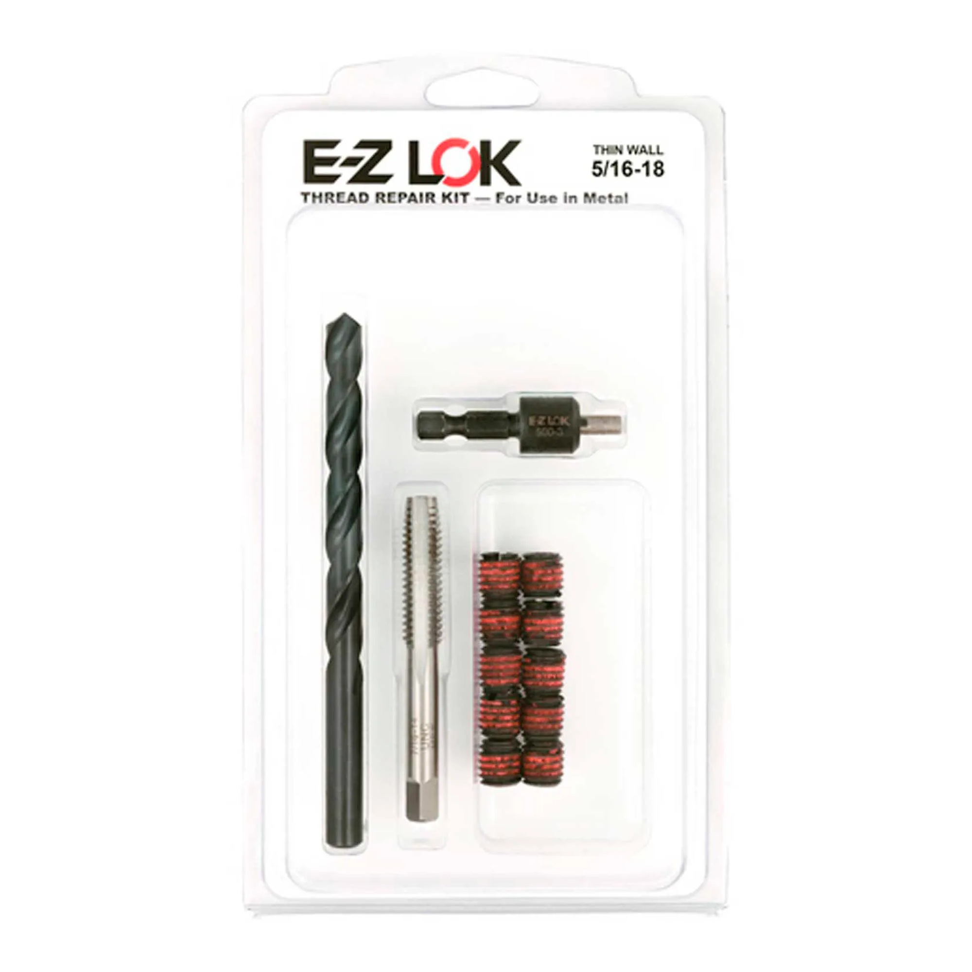 Thin-Wall Metal Thread Repair Kit, 5/16-18 x 7/16-14