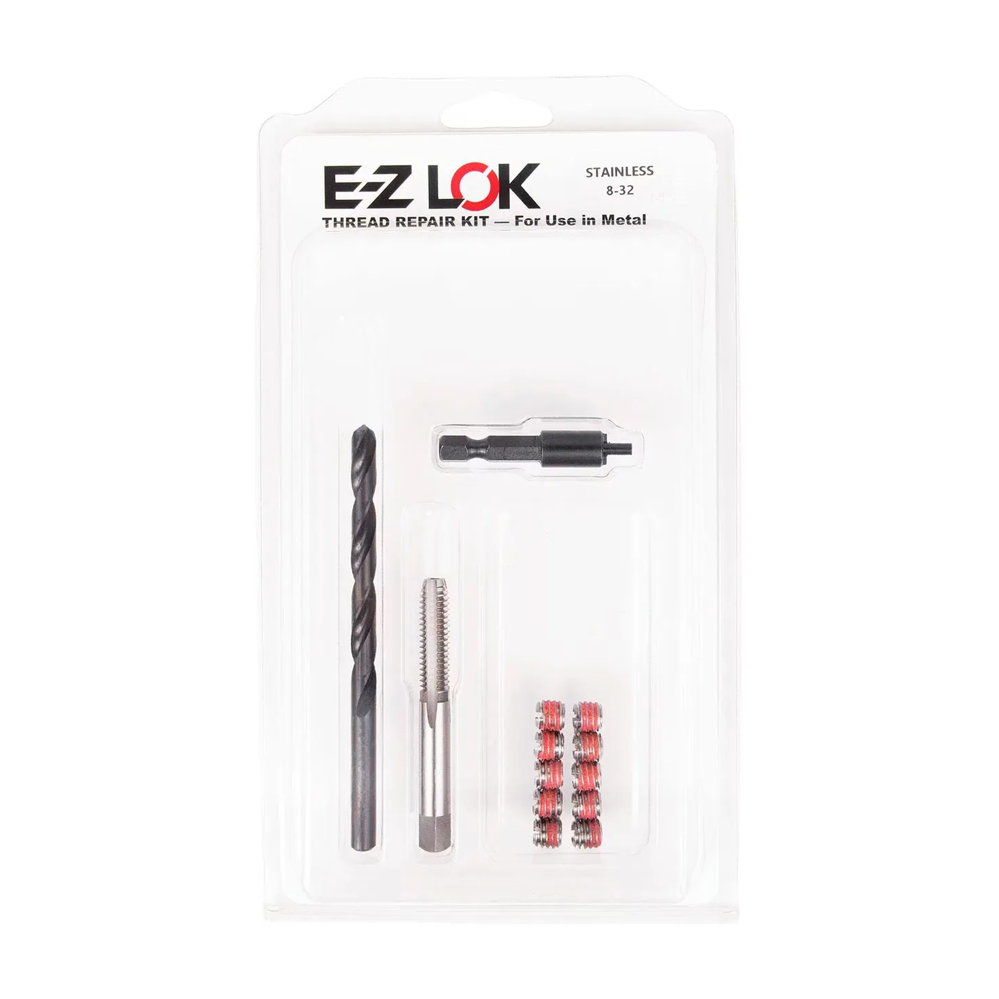 Stainless Steel 8-32 Thread Repair Kit for Metal