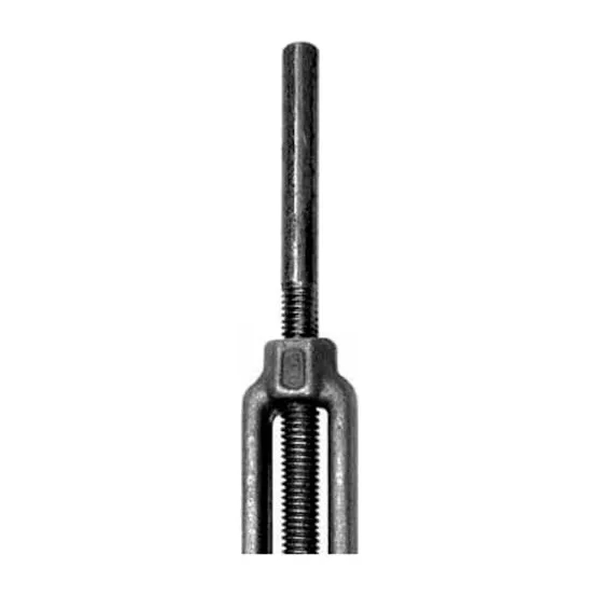 Left-Hand Carbon Steel Turnbuckle Stub, 3/4-10 x 8 in.