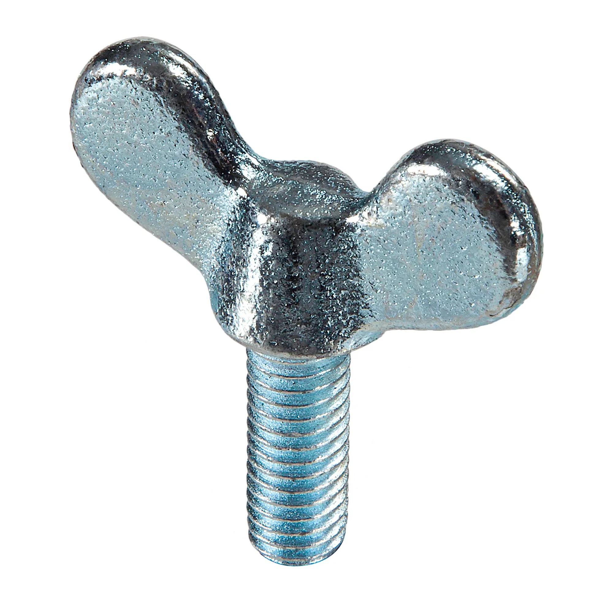 1/2-13 x 1 Inch Malleable Iron Wing Screw, 2-1/4 Inch Head Width, Pack of 25