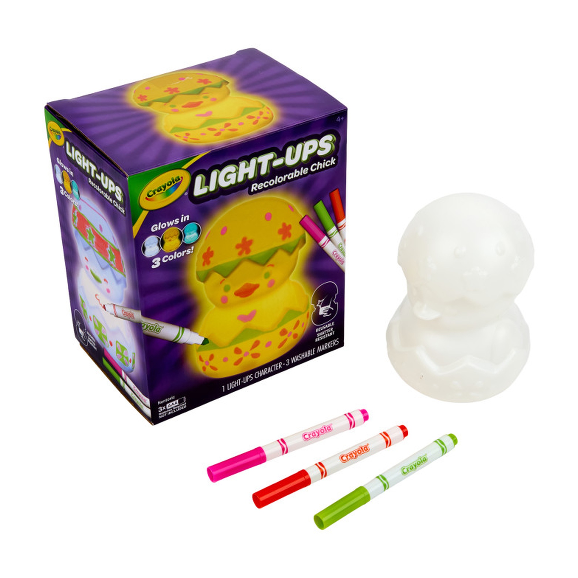Recolorable Light-Up Easter Chick