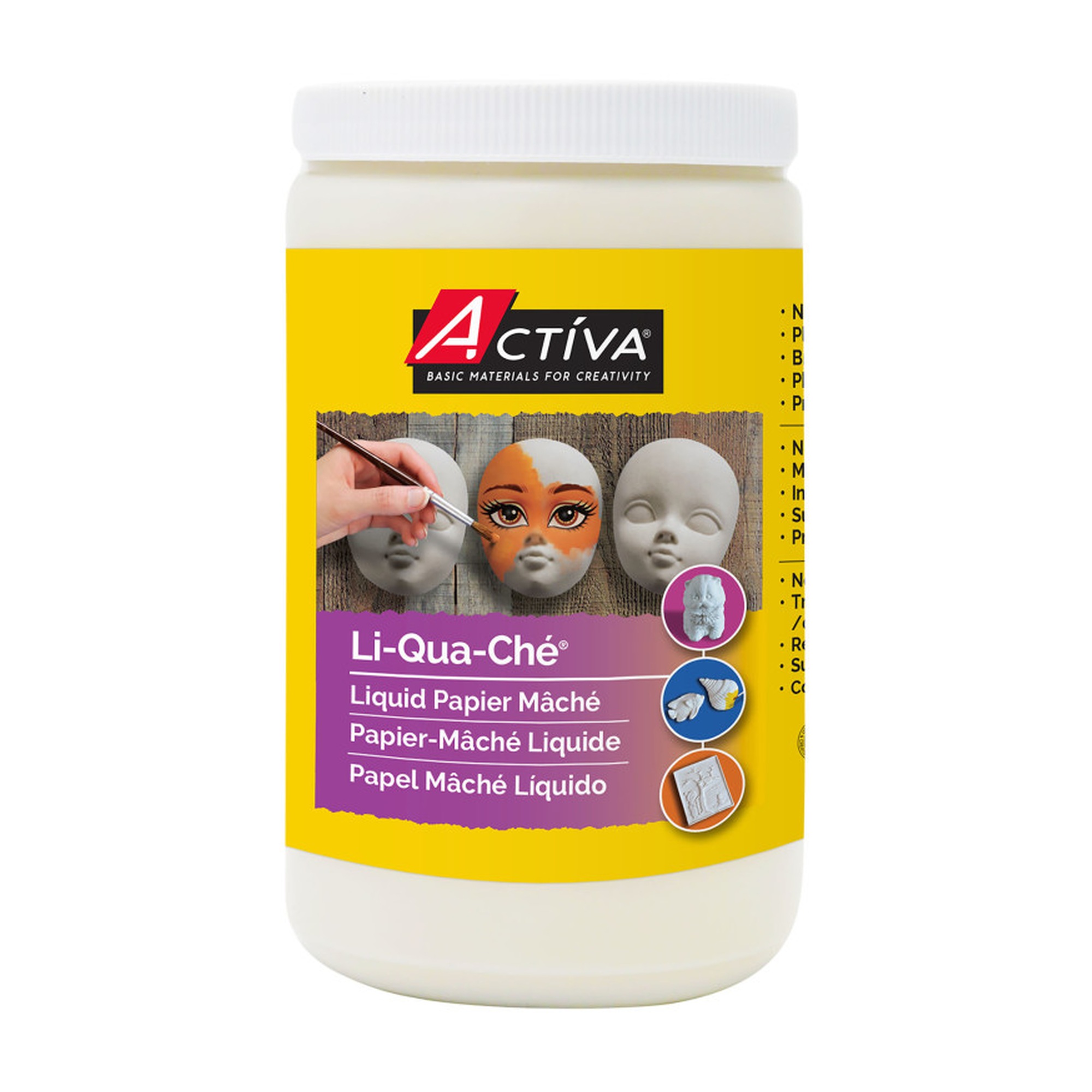 Liquid Paper Mache Casting Compound, 1 Qt