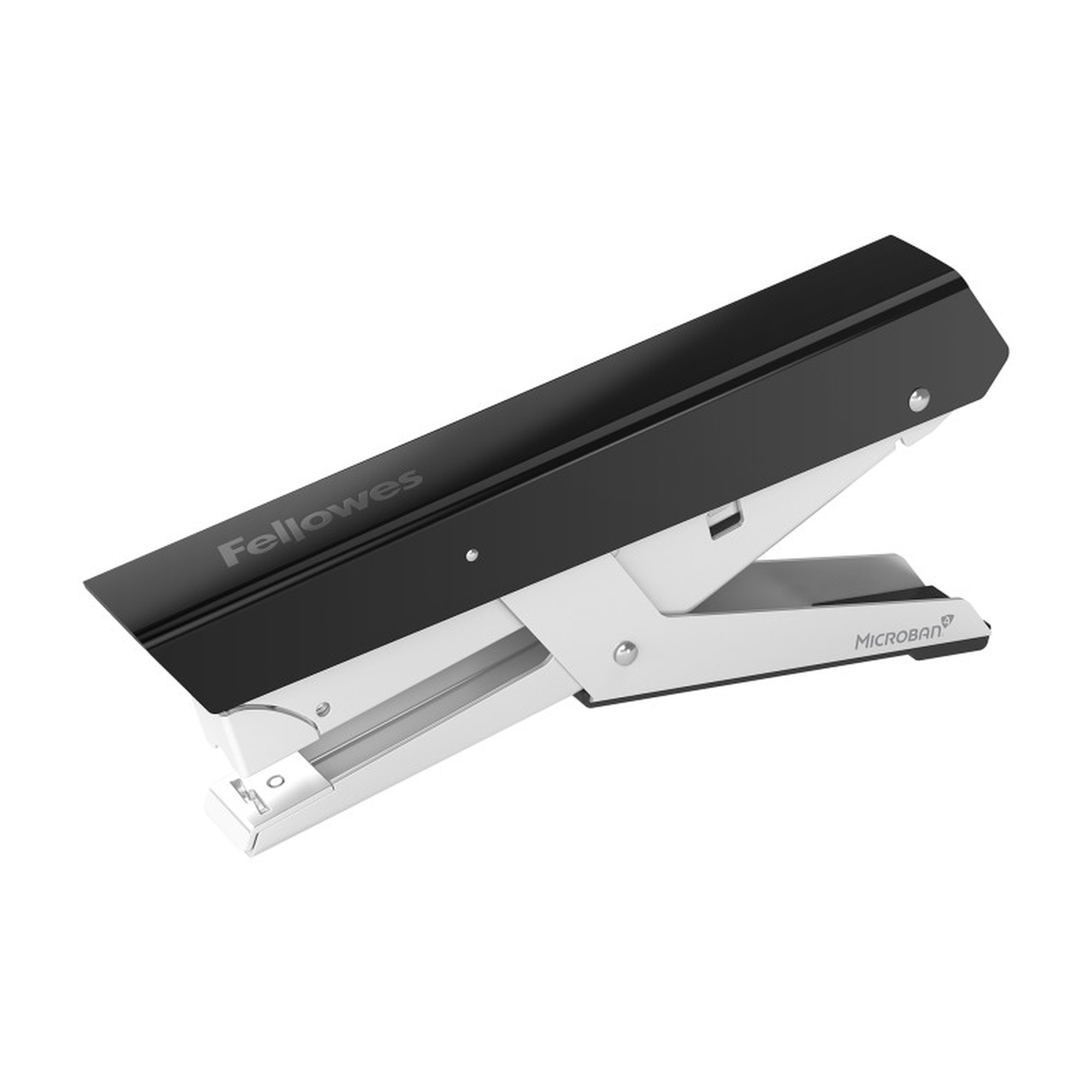 40-Sheet Black Handheld Plier Stapler