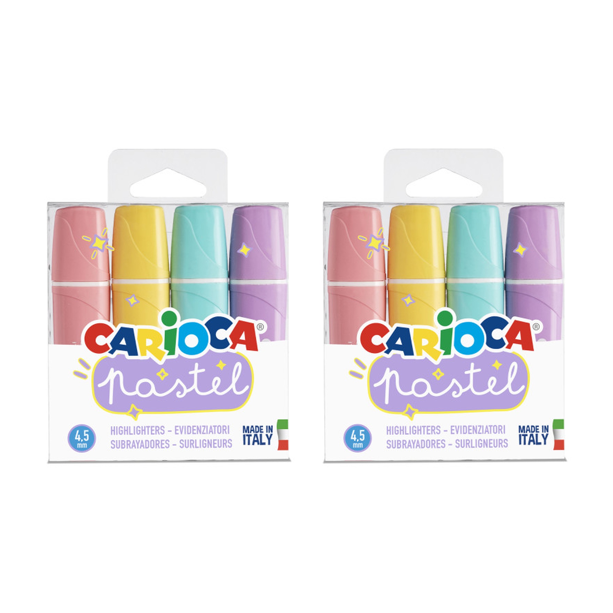 Pastel Washable Highlighters, 8 Count
