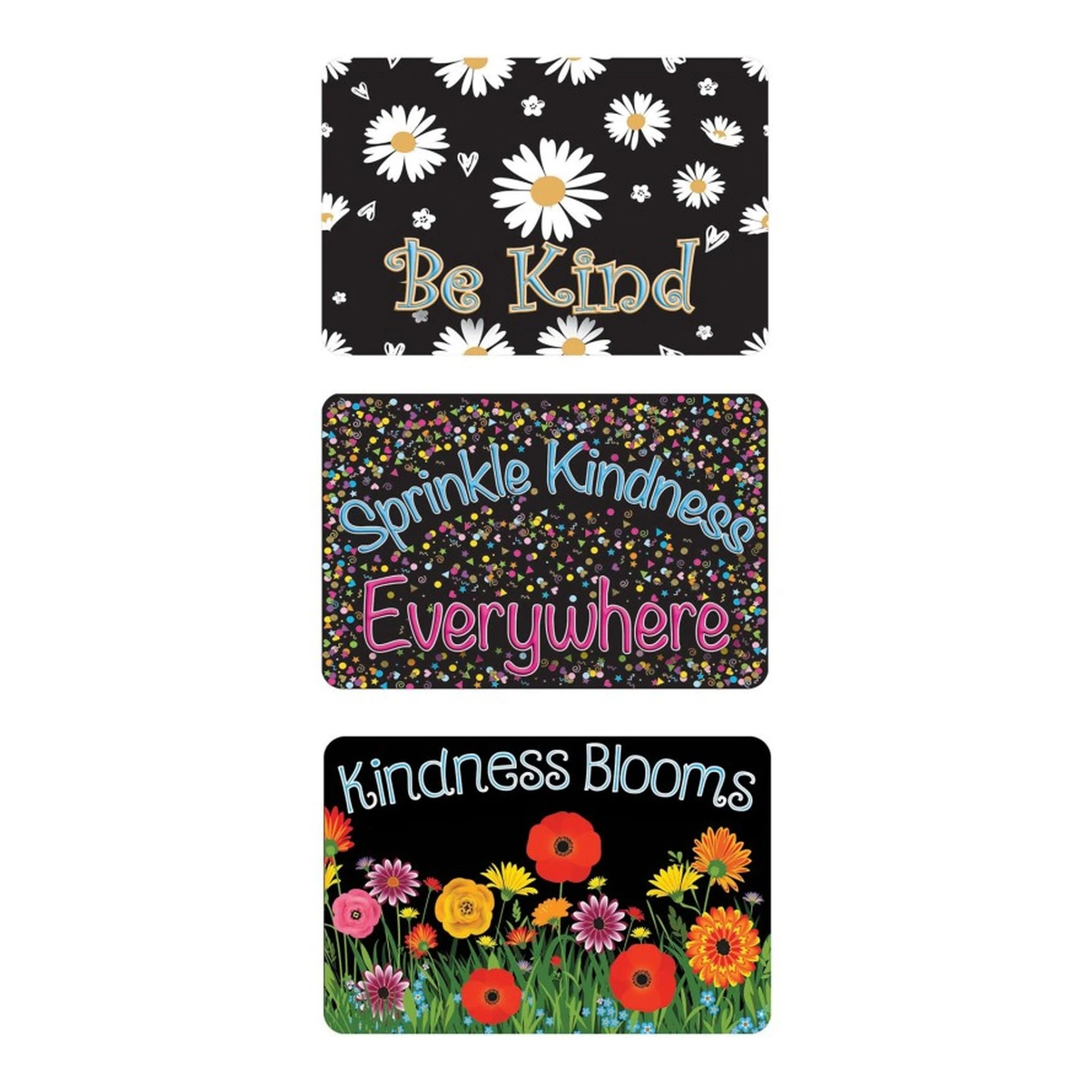 Magnetic Whiteboard Erasers, 3-Pack, Kindness Theme