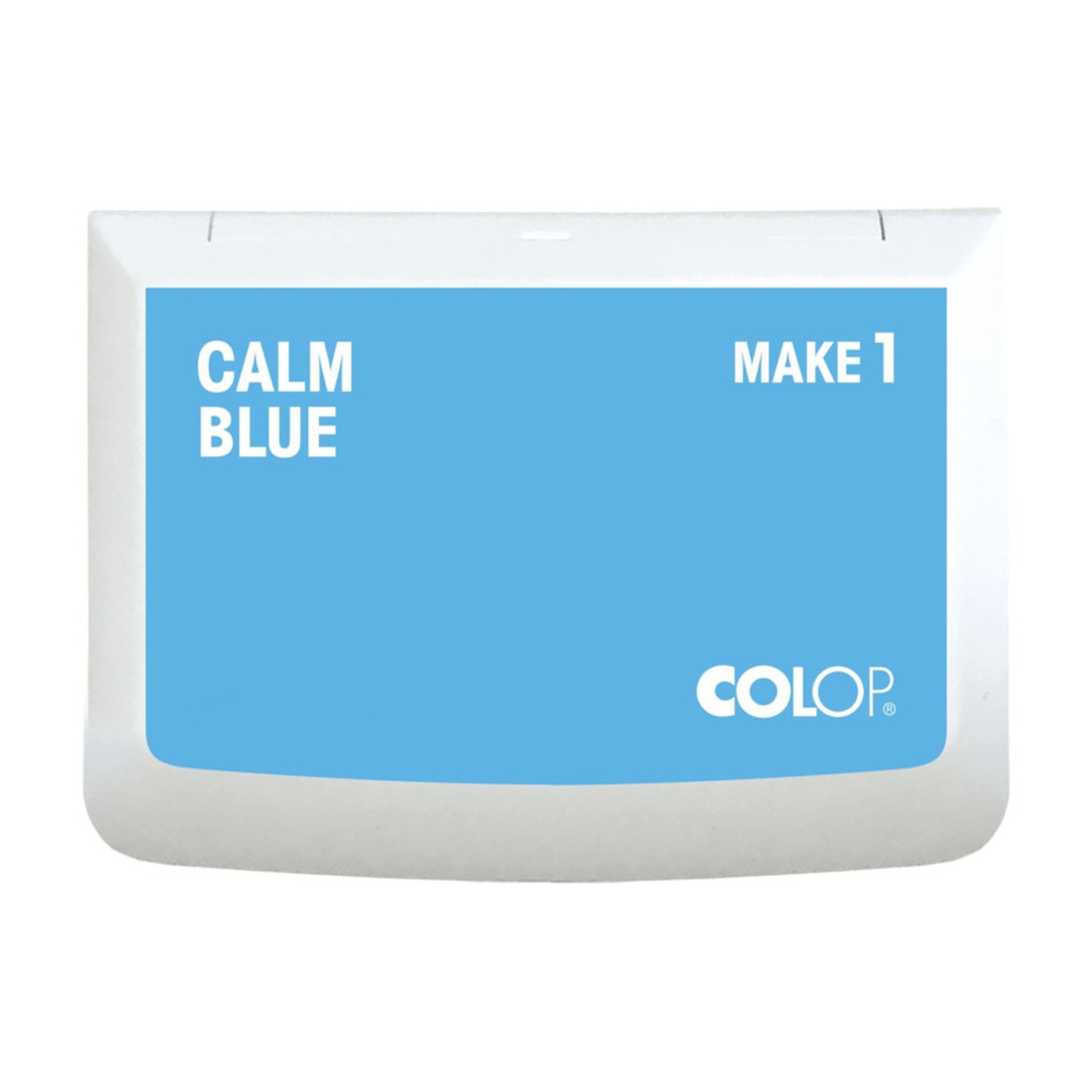 Calm Blue Water-Based Acid-Free Craft Ink Stamp Pad, 3.5 x 2 Inches