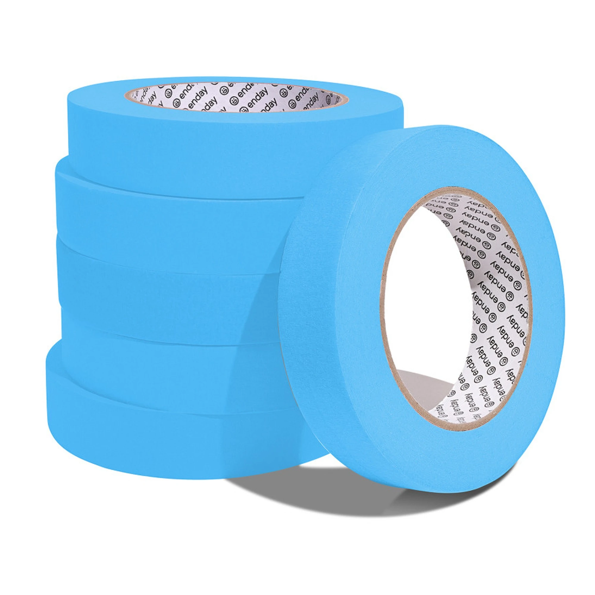 Light Blue Masking Tape, 1 in. x 60 yd., 6-Pack