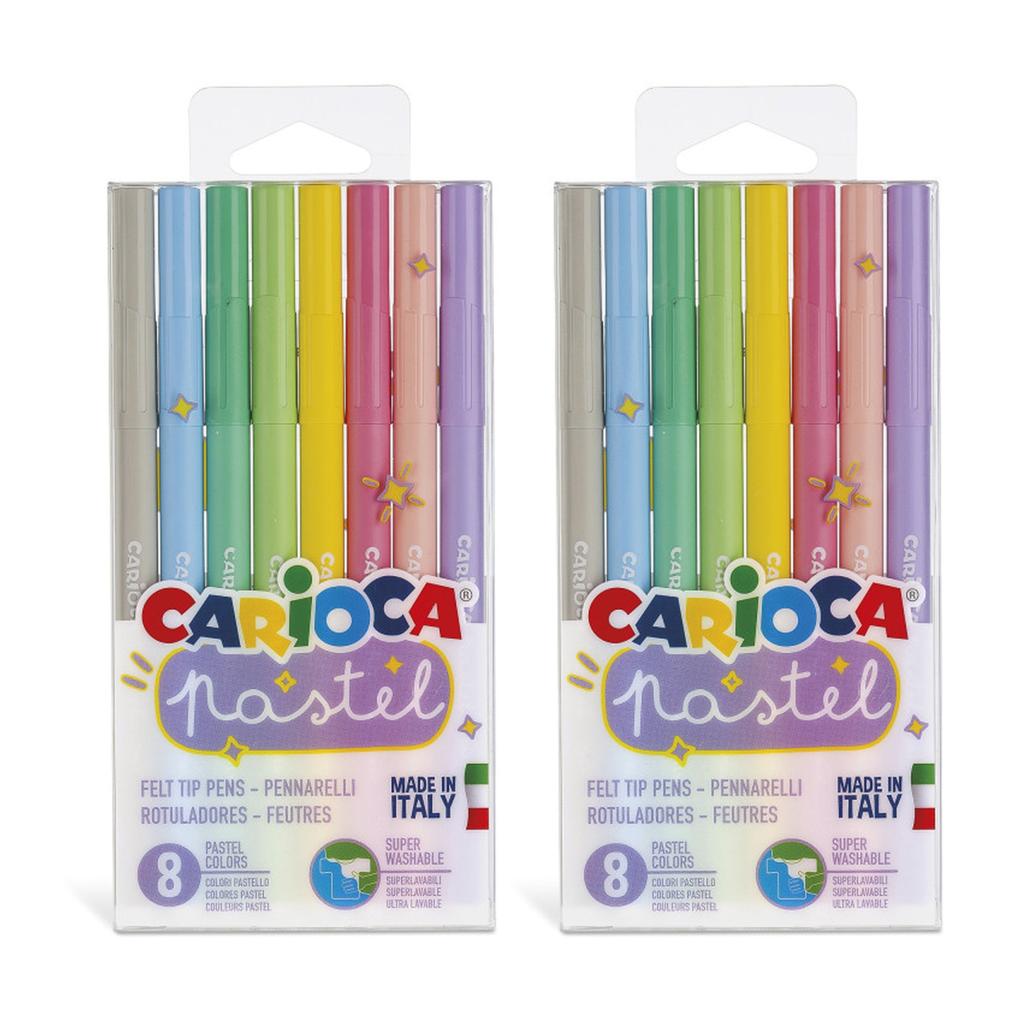 Pastel Washable Felt Tip Pens, 16 Count