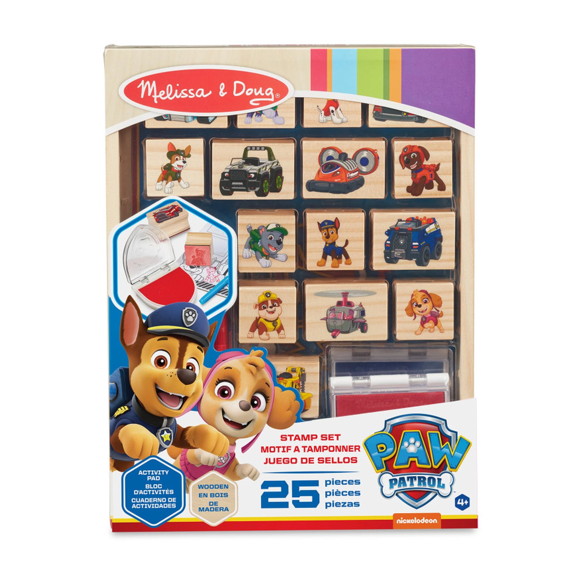 PAW Patrol Wooden Stamp Activity Set