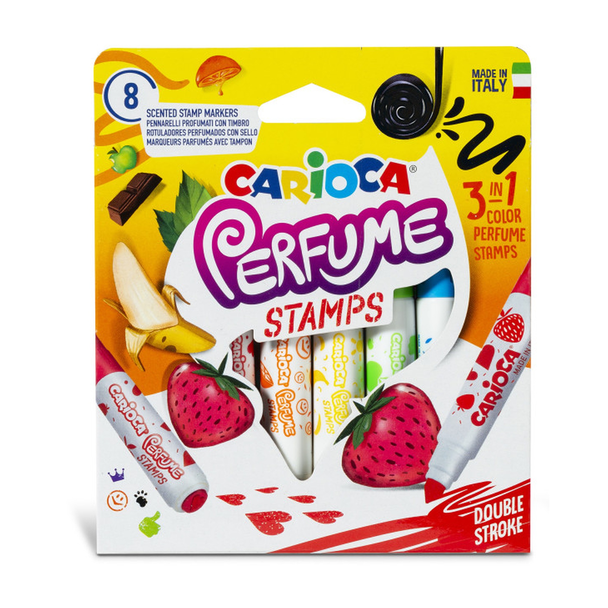 Scented Stamp Felt Tip Pens, 8-Piece Set