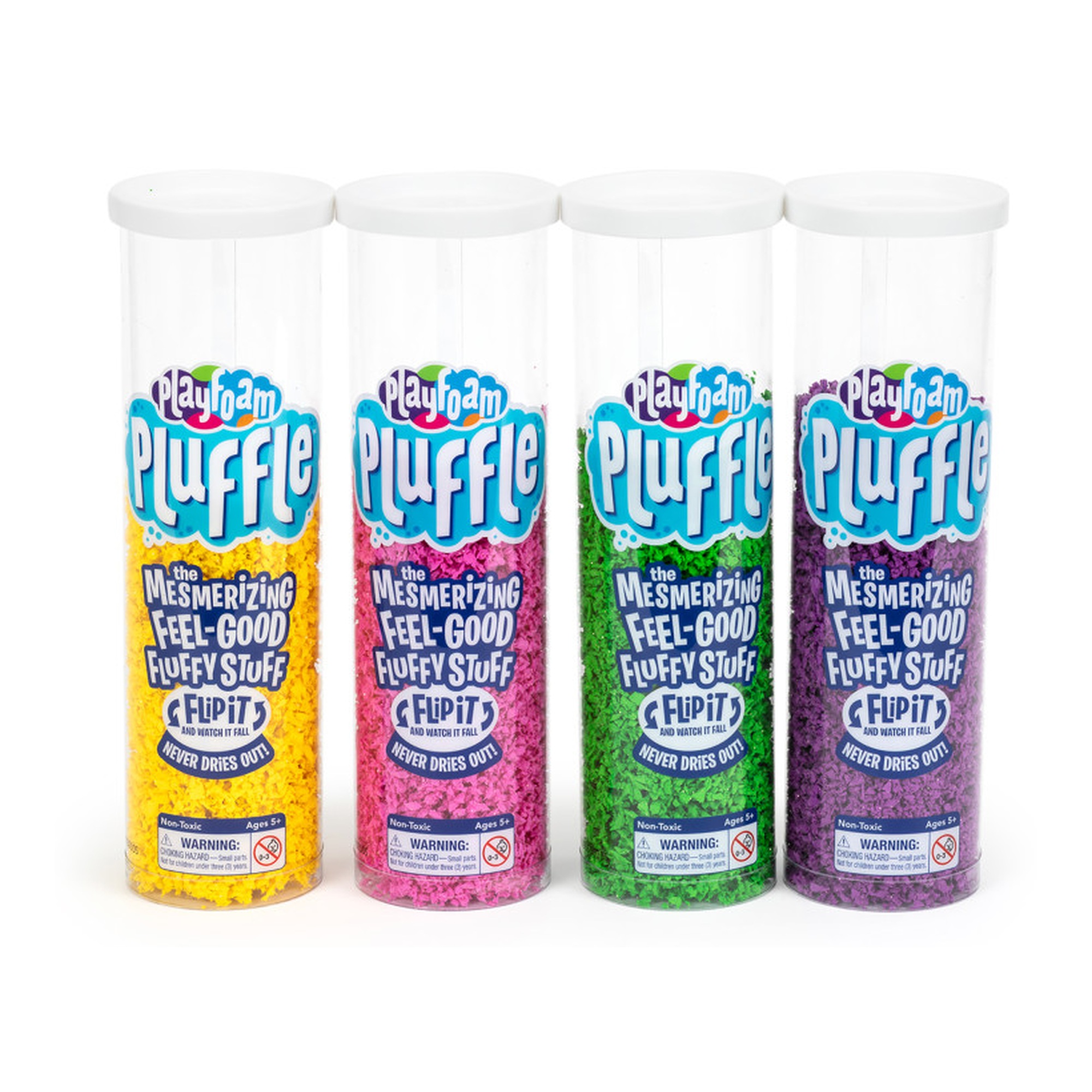 Sensory Play Foam, 4-Pack, Multicolor