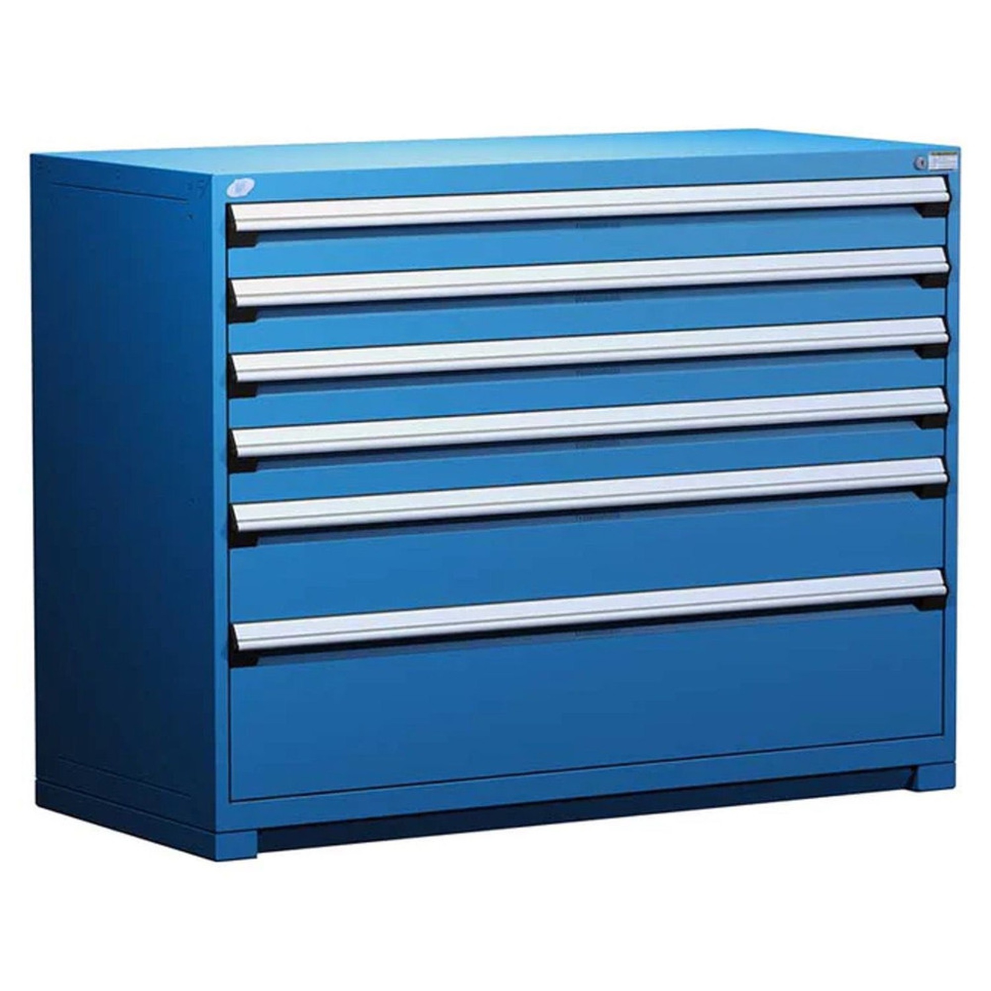 6-Drawer Heavy-Duty Modular Cabinet, 60"W x 27"D x 46"H - Without Dividers