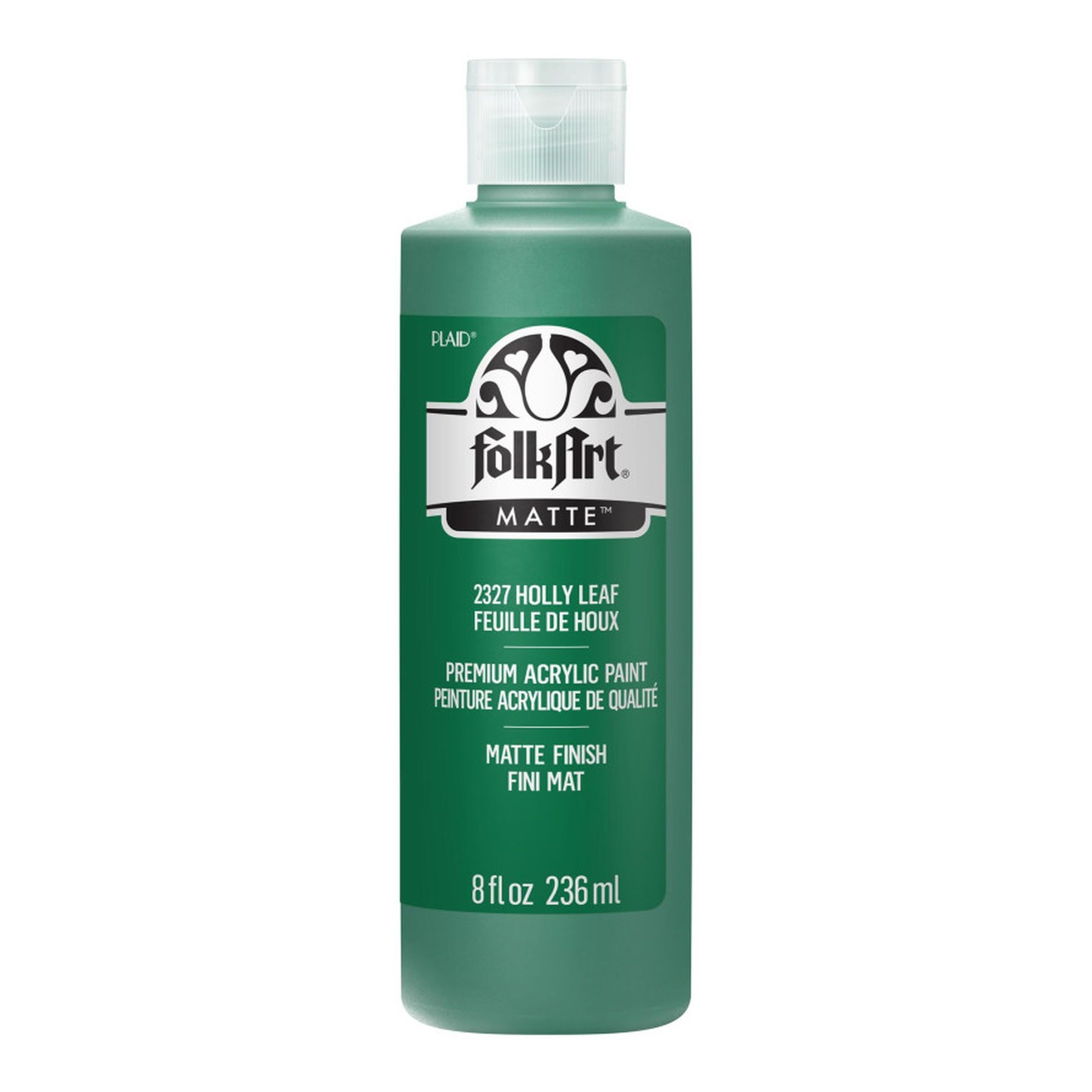 Matte Acrylic Paint, 8 oz., Holly Leaf