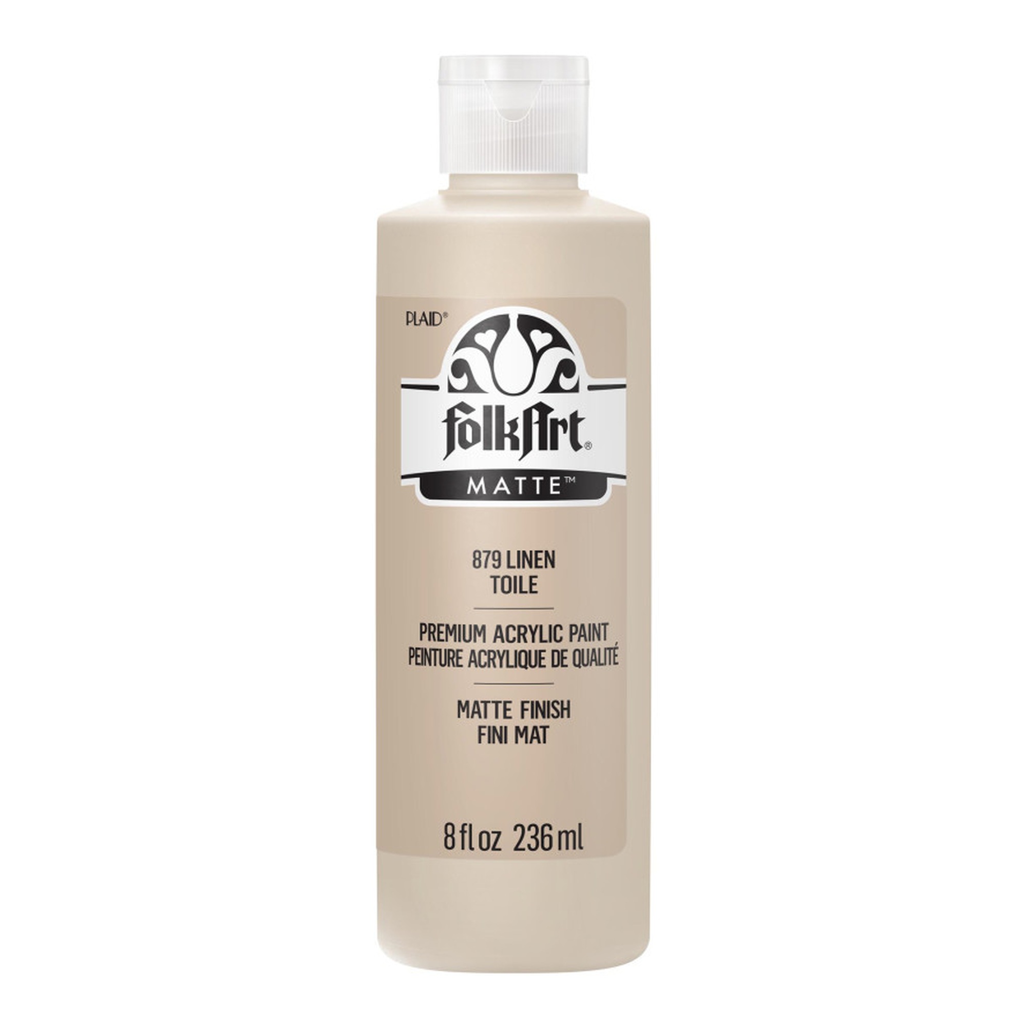 Matte Linen Acrylic Craft Paint, 8 oz.