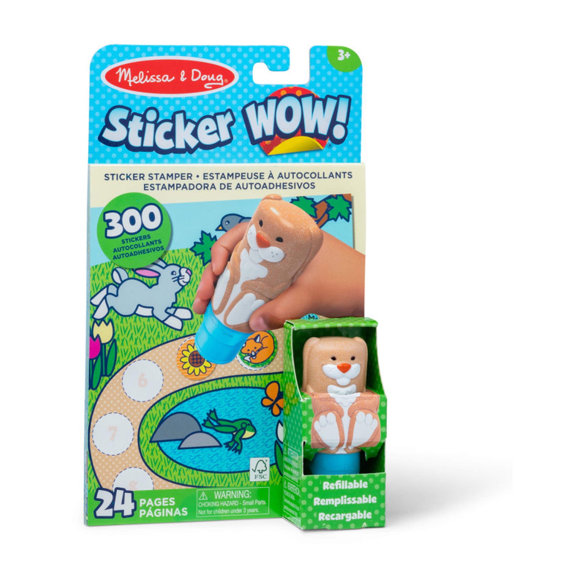 Bunny Sticker Activity Pad and Sticker Stamper