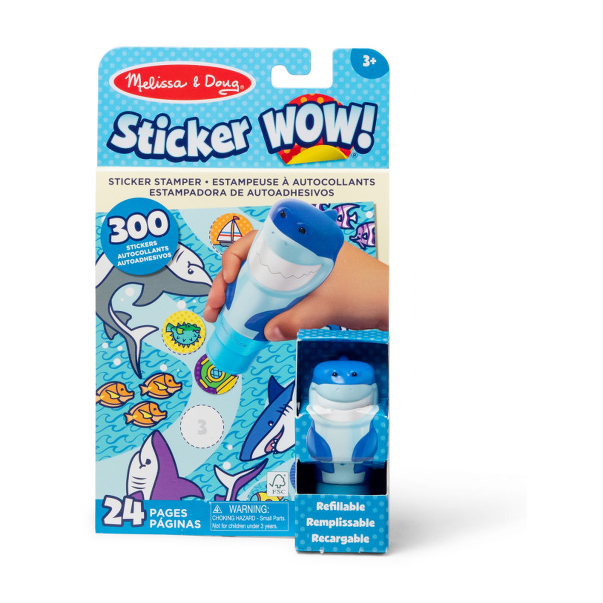 Shark Sticker Stamper Activity Pad