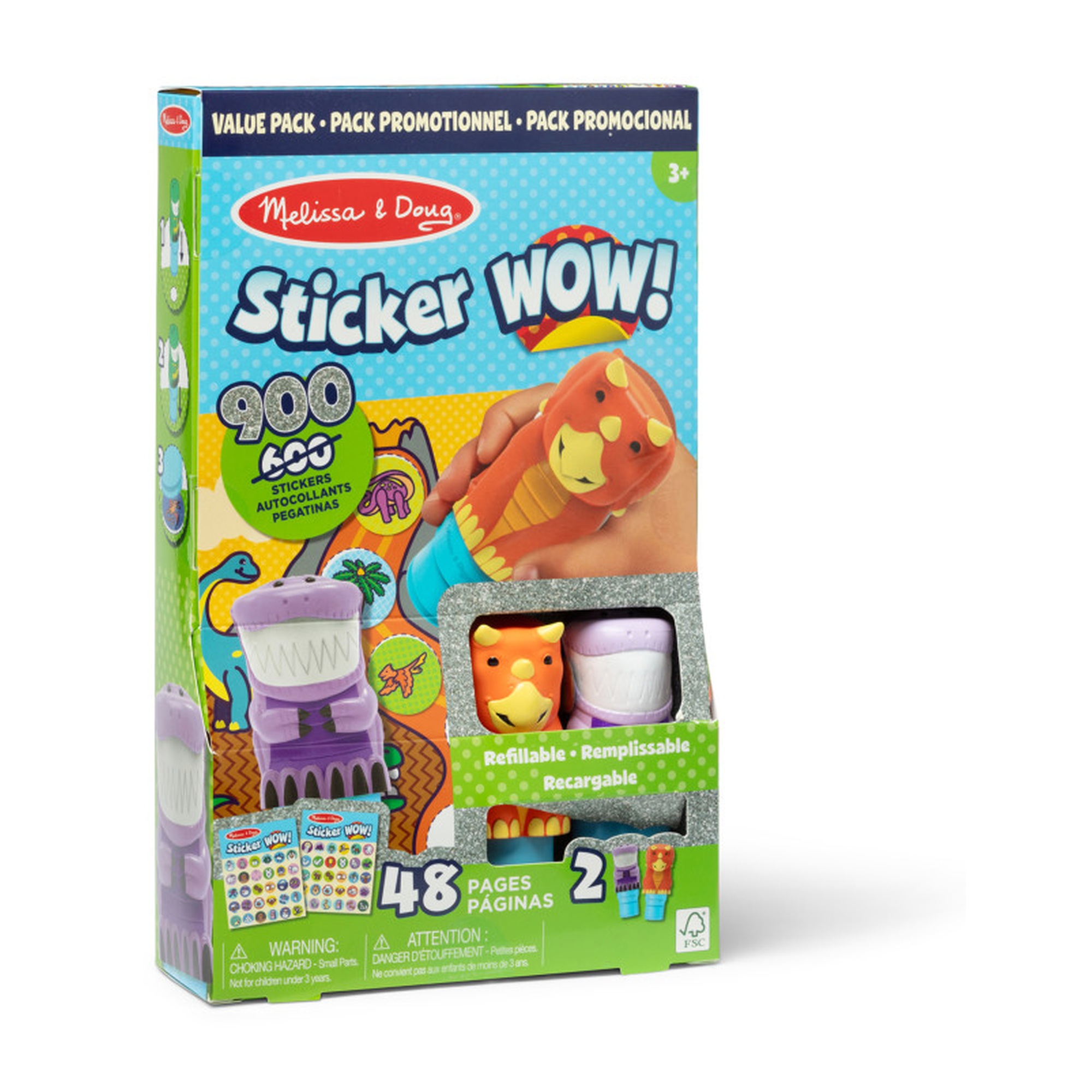 Dinosaur Sticker Stamper Activity Pad Value Pack