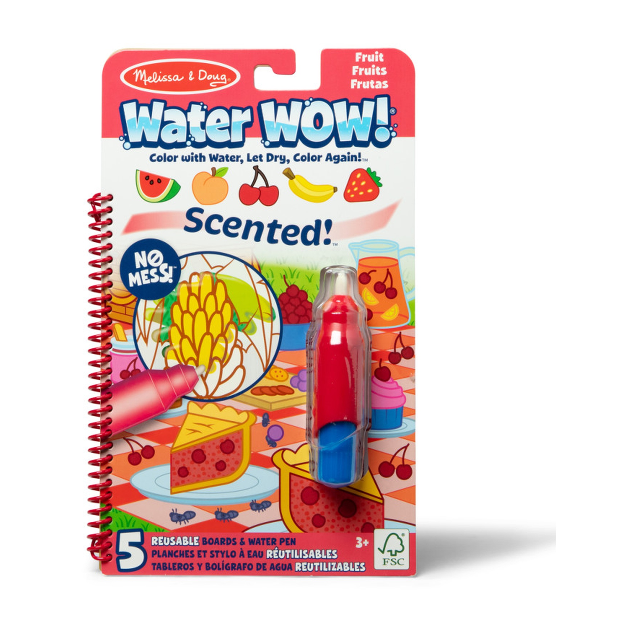 Fruit-Scented Reusable Water Coloring Pad