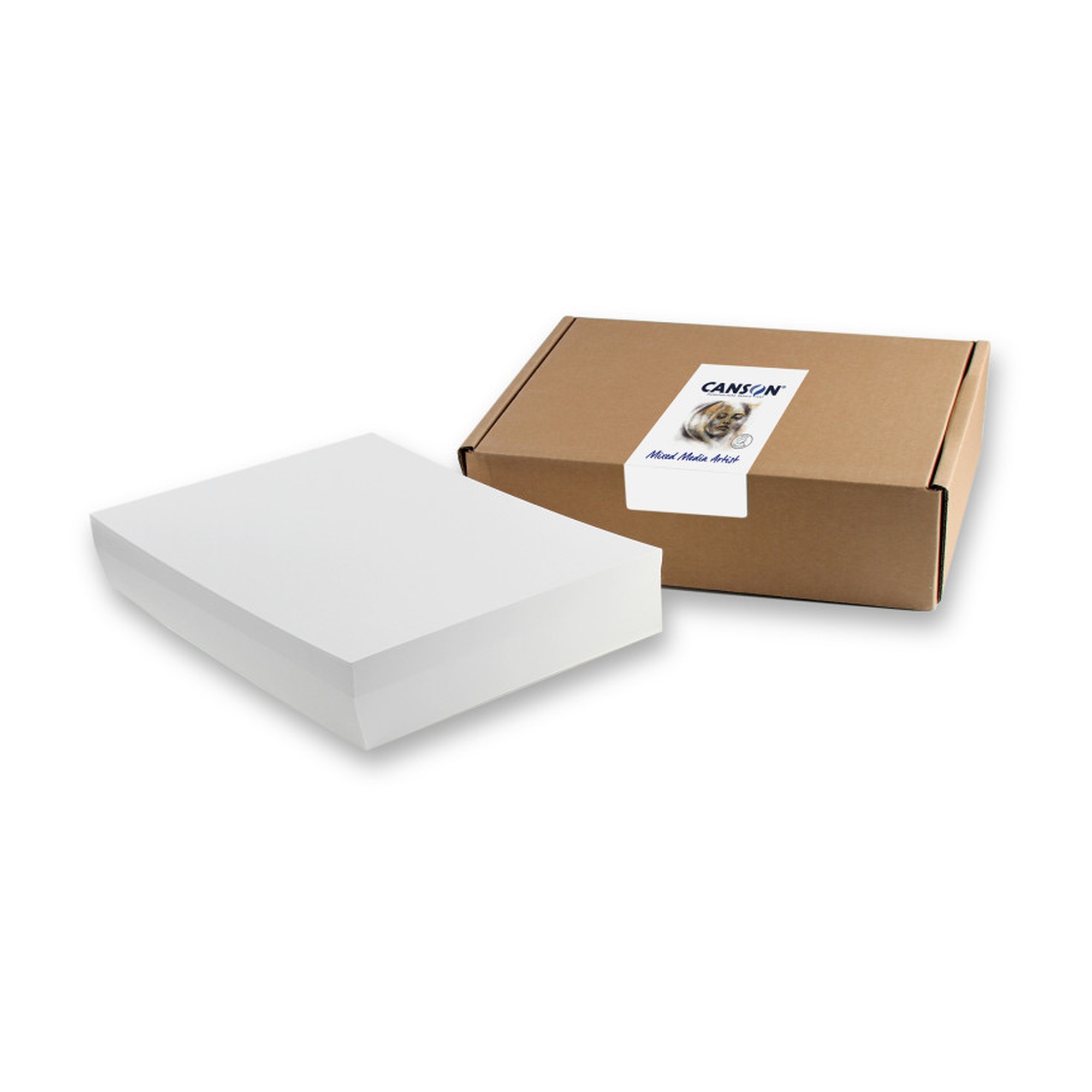 Artist Series Mixed Media Paper Sheets, 12 x 18 Inches, White, 100 Sheets