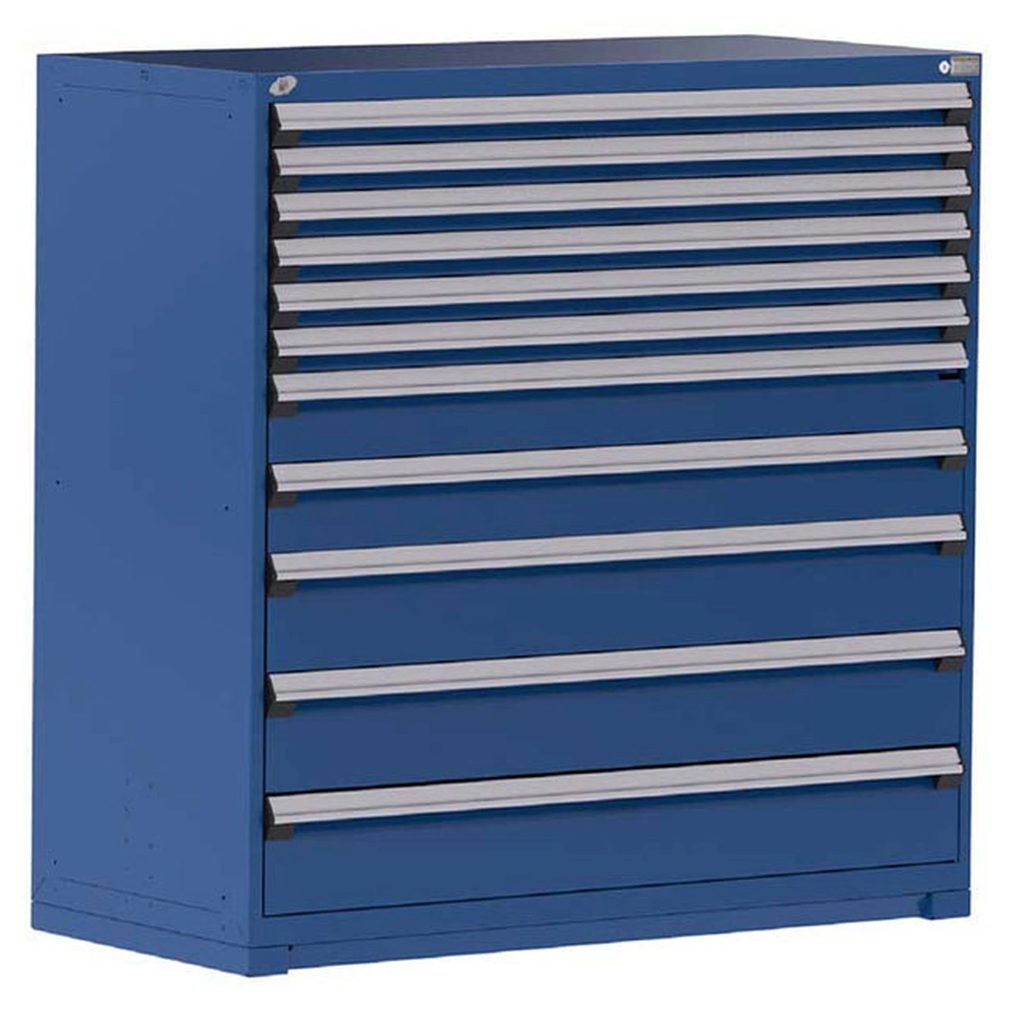 11-Drawer Heavy-Duty Modular Cabinet, 60"W x 27"D x 60"H - With Dividers